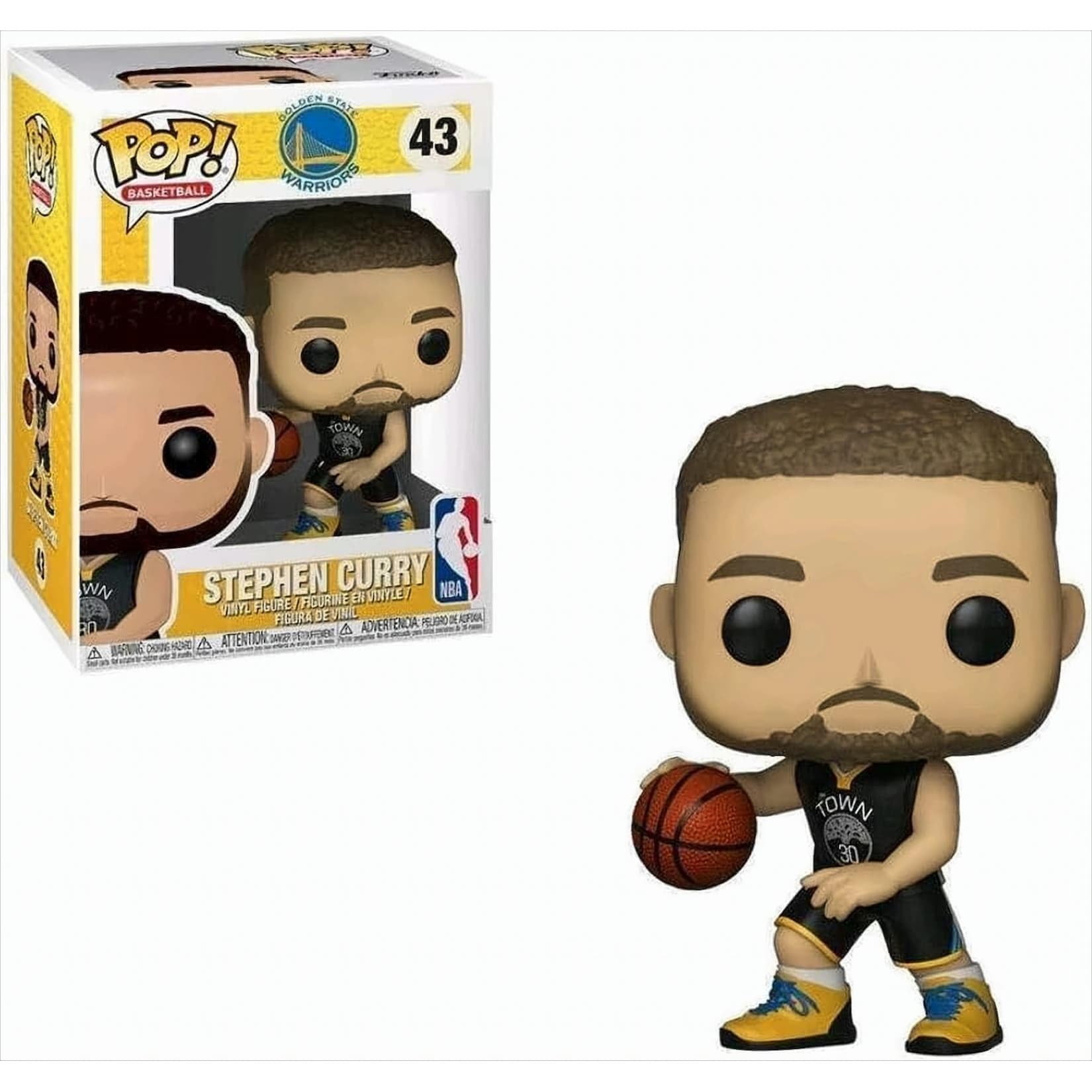 Funko POP NBA Stephen Curry Golden State Warriors Vinyl Figur