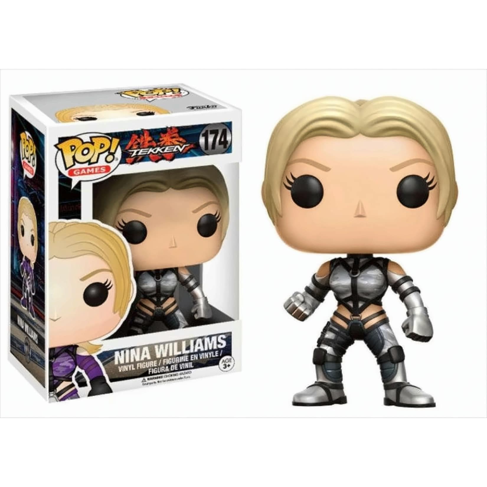 Funko Pop Tekken Nina Williams Silver Suit 9cm Vinyl Figur
