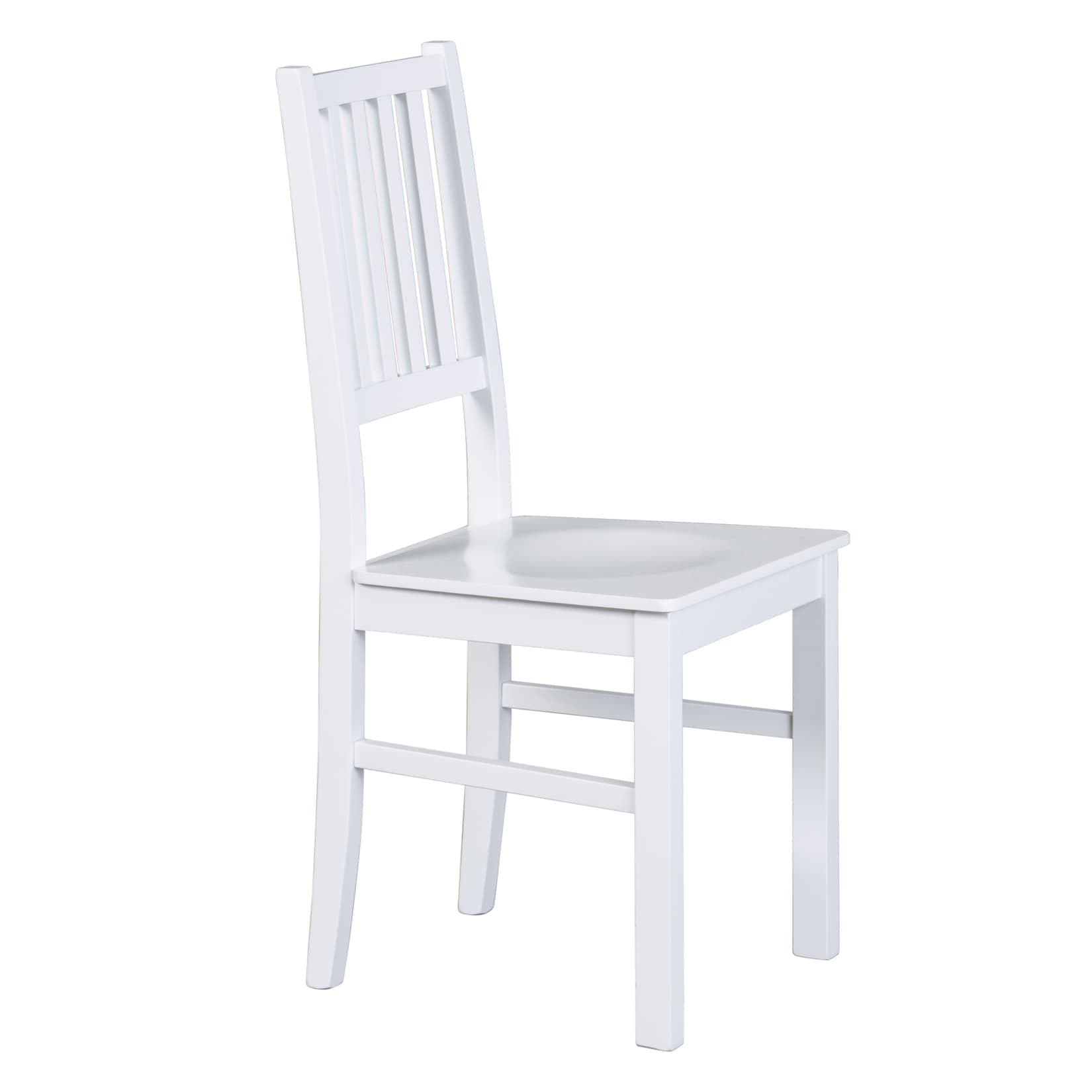 Inter Link Esszimmerstuhl WESTERLAND 7.1., Massivholz, Weiß