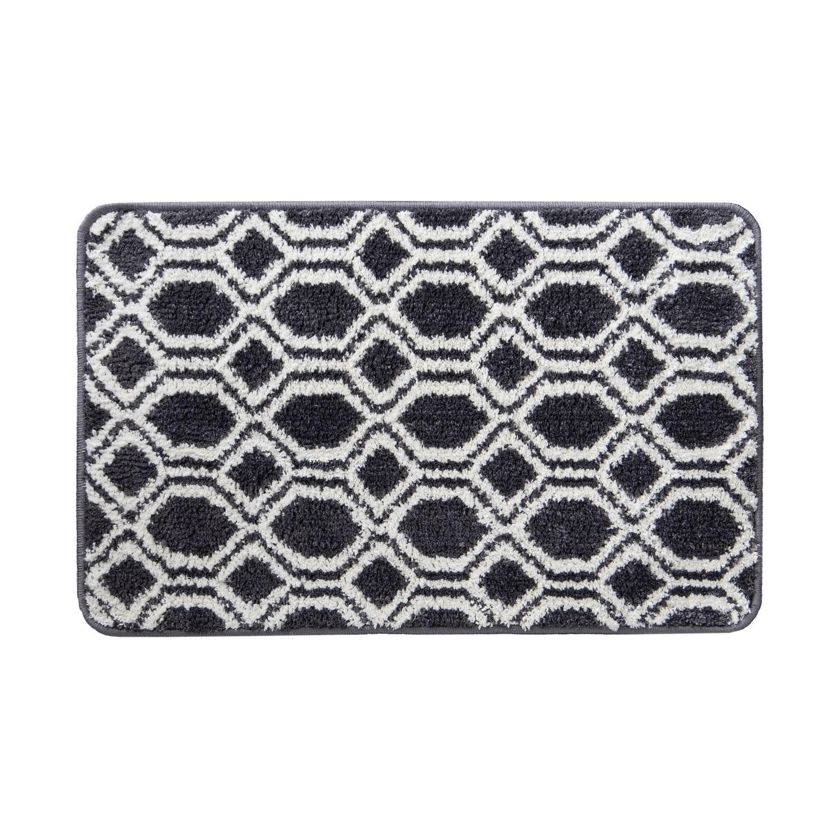 Karat Badematte Casablanca Schwarz Schnell Trocknend