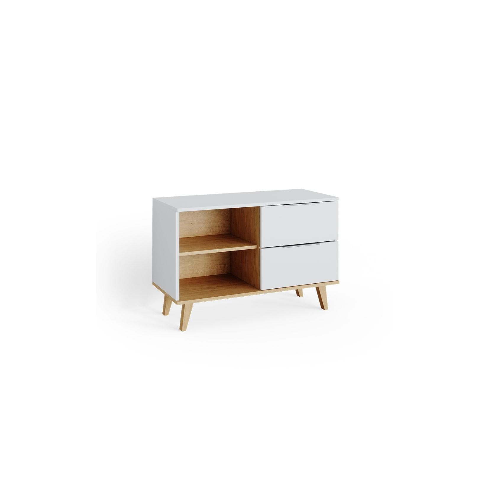 VICCO Kommode Nautica Sideboard Weiß Eiche Skandi