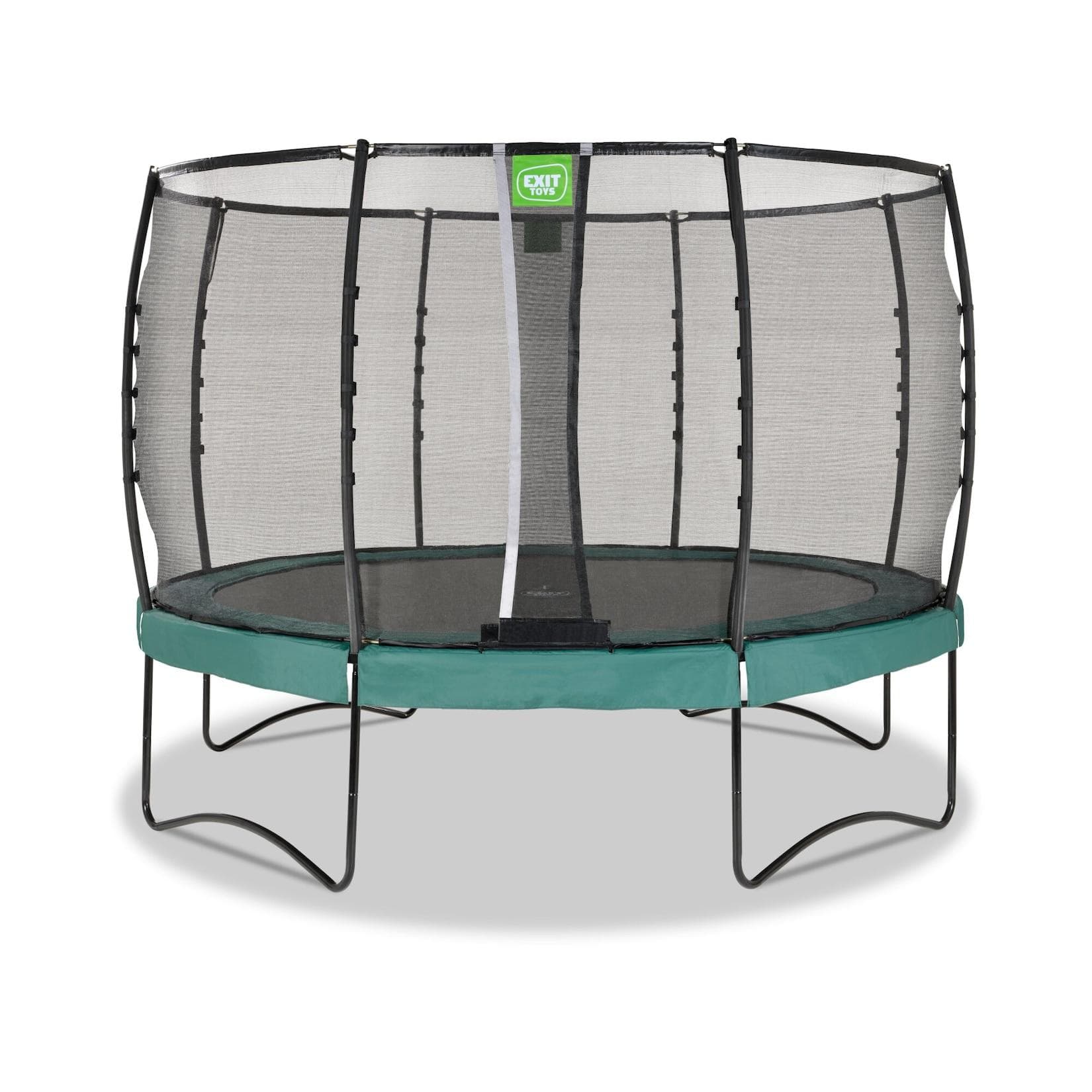 EXIT Allure Premium Trampolin Ø366cm Grün mit Sicherheitsnetz