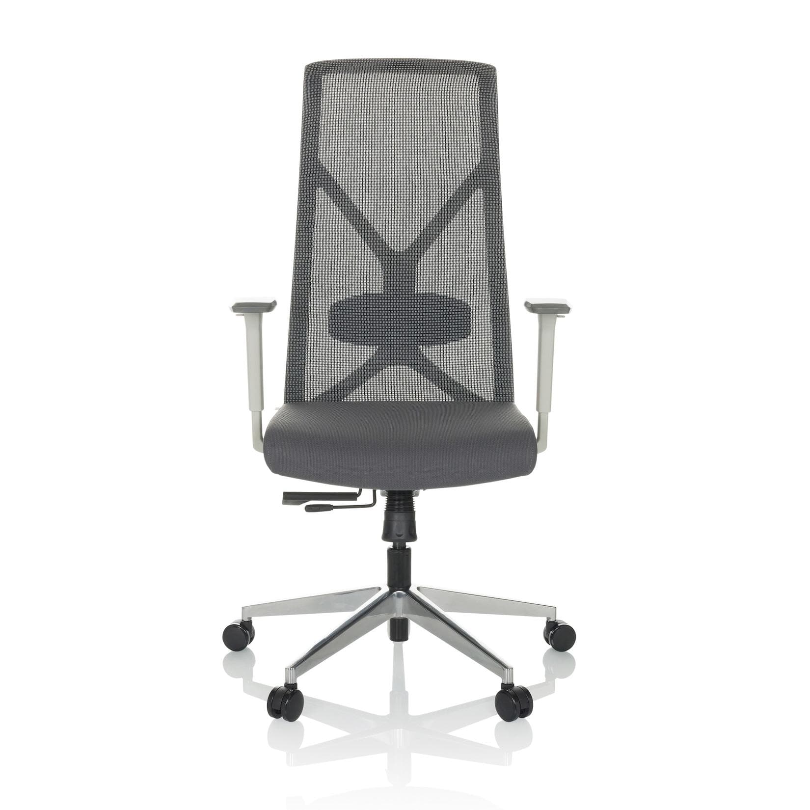 hjh OFFICE Profi Bürostuhl AZURRO WHITE Stoff mit Armlehnen