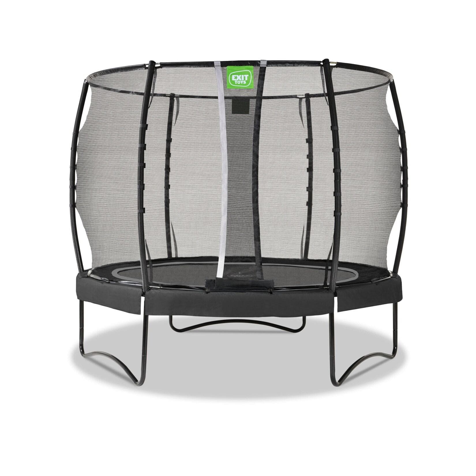 EXIT Allure Premium Gartentrampolin Schwarz Ø 329cm mit Sicherheitsnetz