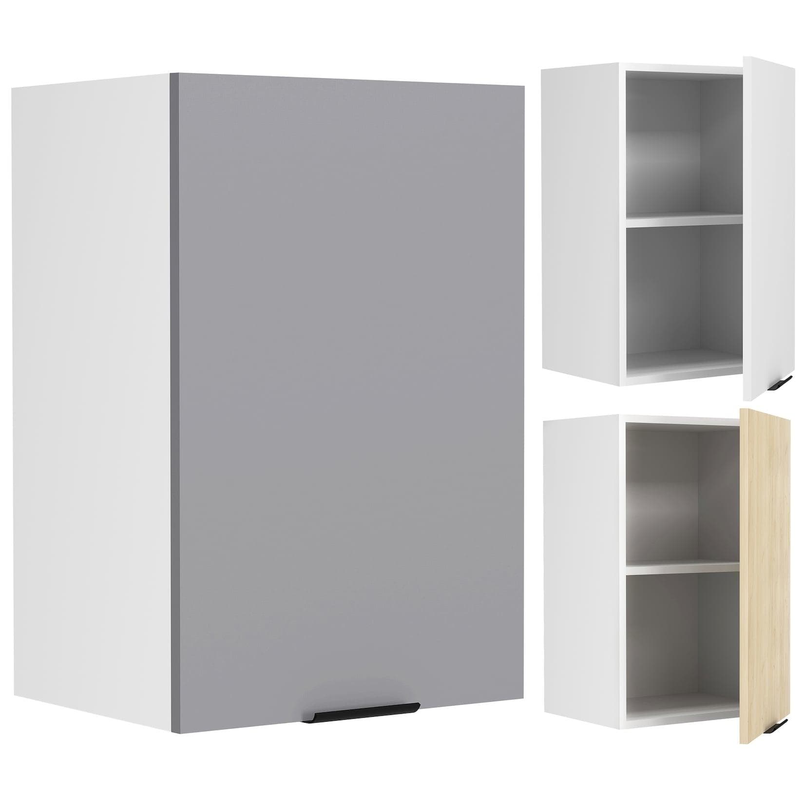 VCM Hängeschrank Küche Fasola Braun Weiß 100% Holz