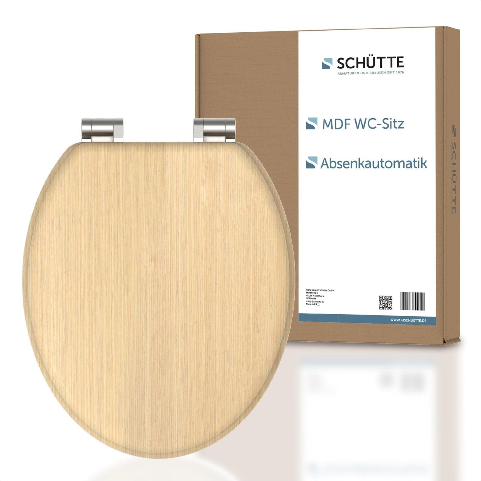 Schütte WC-Sitz NATURAL WOOD Toilettendeckel mit Absenkautomatik