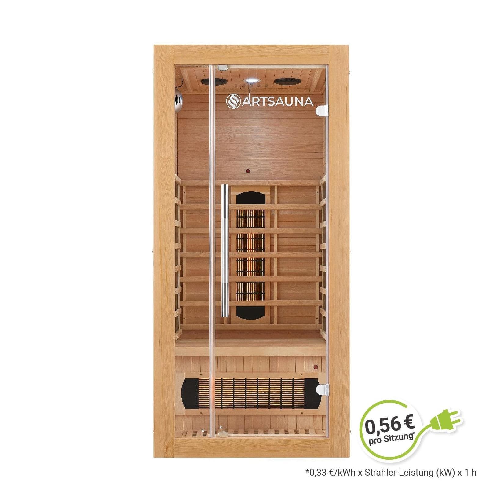 Artsauna Infrarotkabine Kiruna90 Dual Technologie 7 Strahler