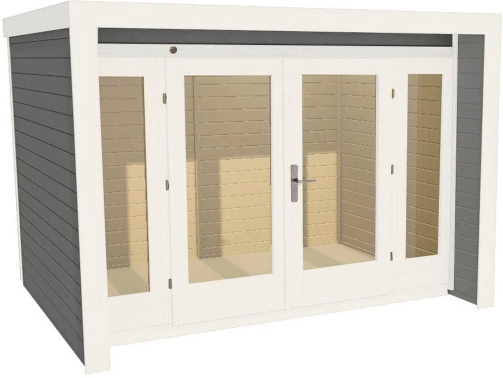 Gartenhaus WEKA 263 Gr.3 Grau Holzwerkstoff