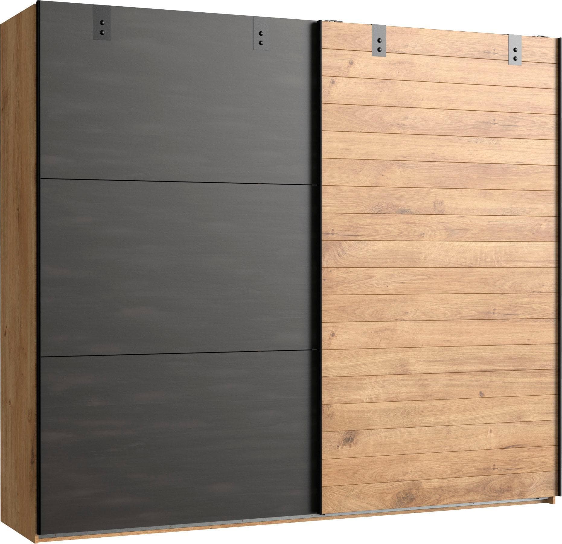 WIMEX Schwebetürenschrank Detroit Beige Metall