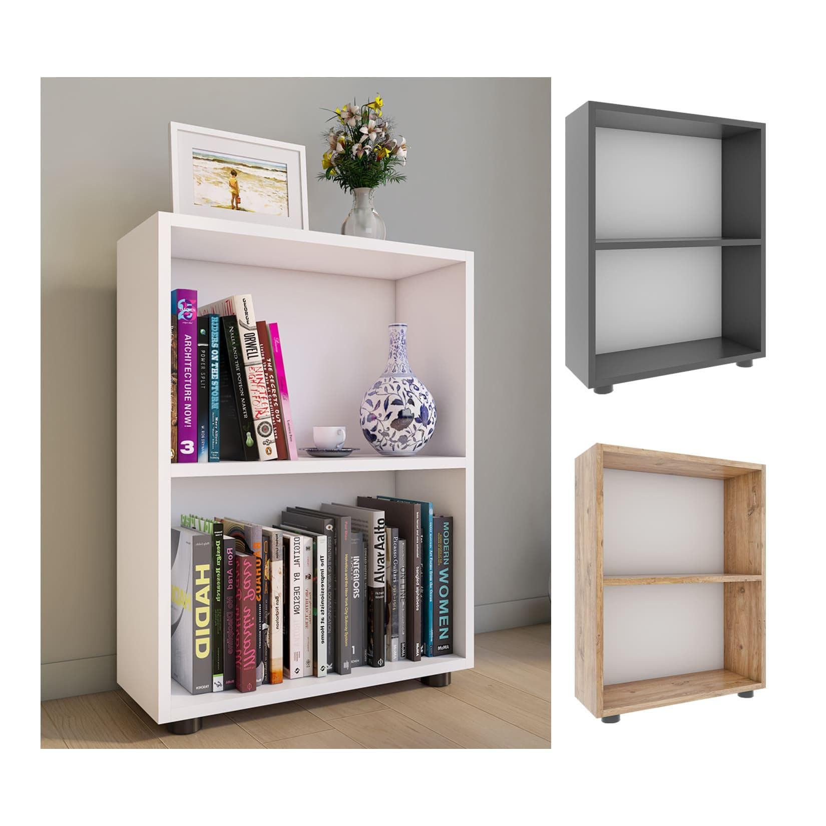 VCM Bulas Standregal Holz Büro Regal für Bücher und Akten