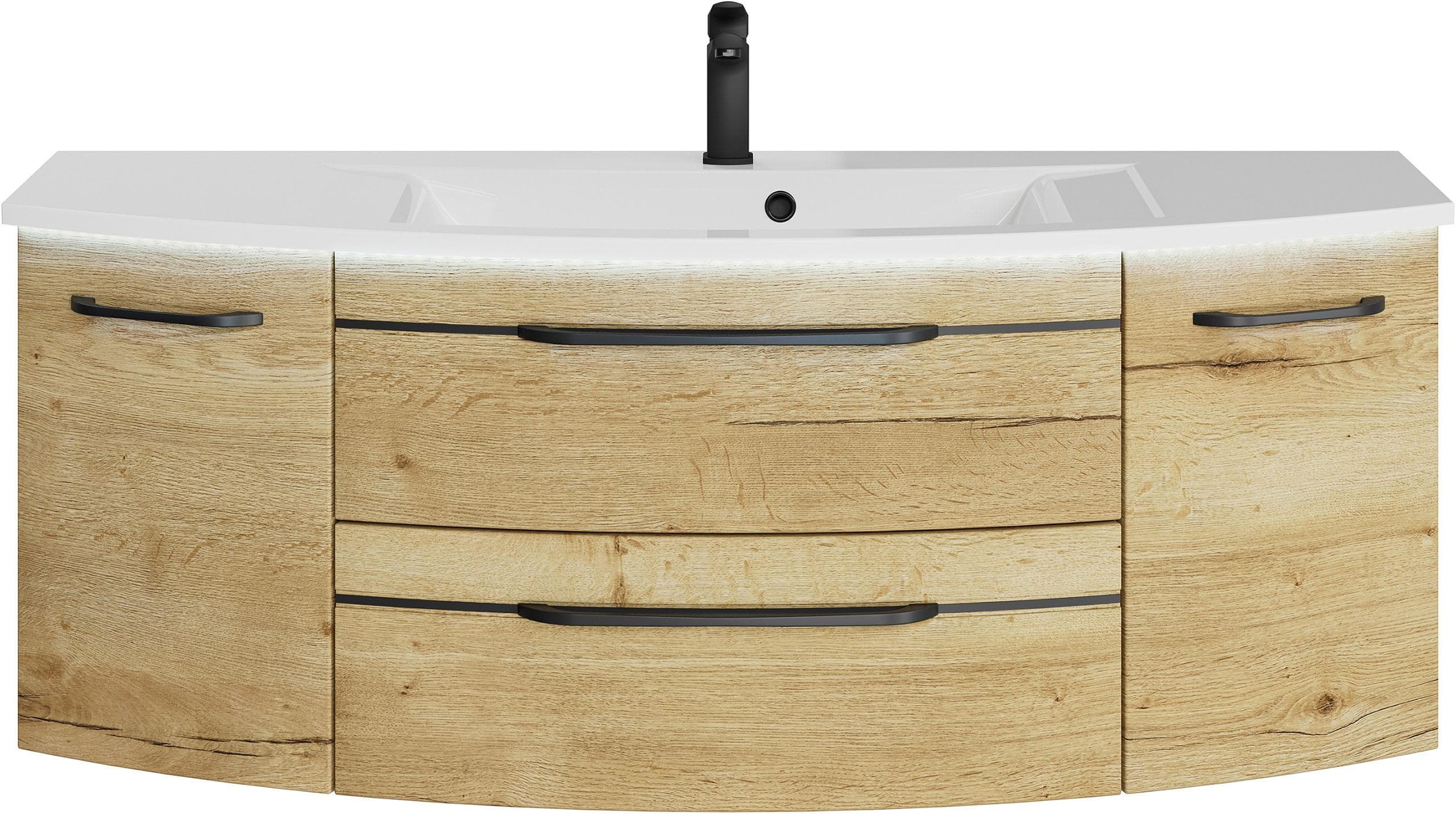 Saphir Waschtisch Serie 7045 Mineralmarmor Braun