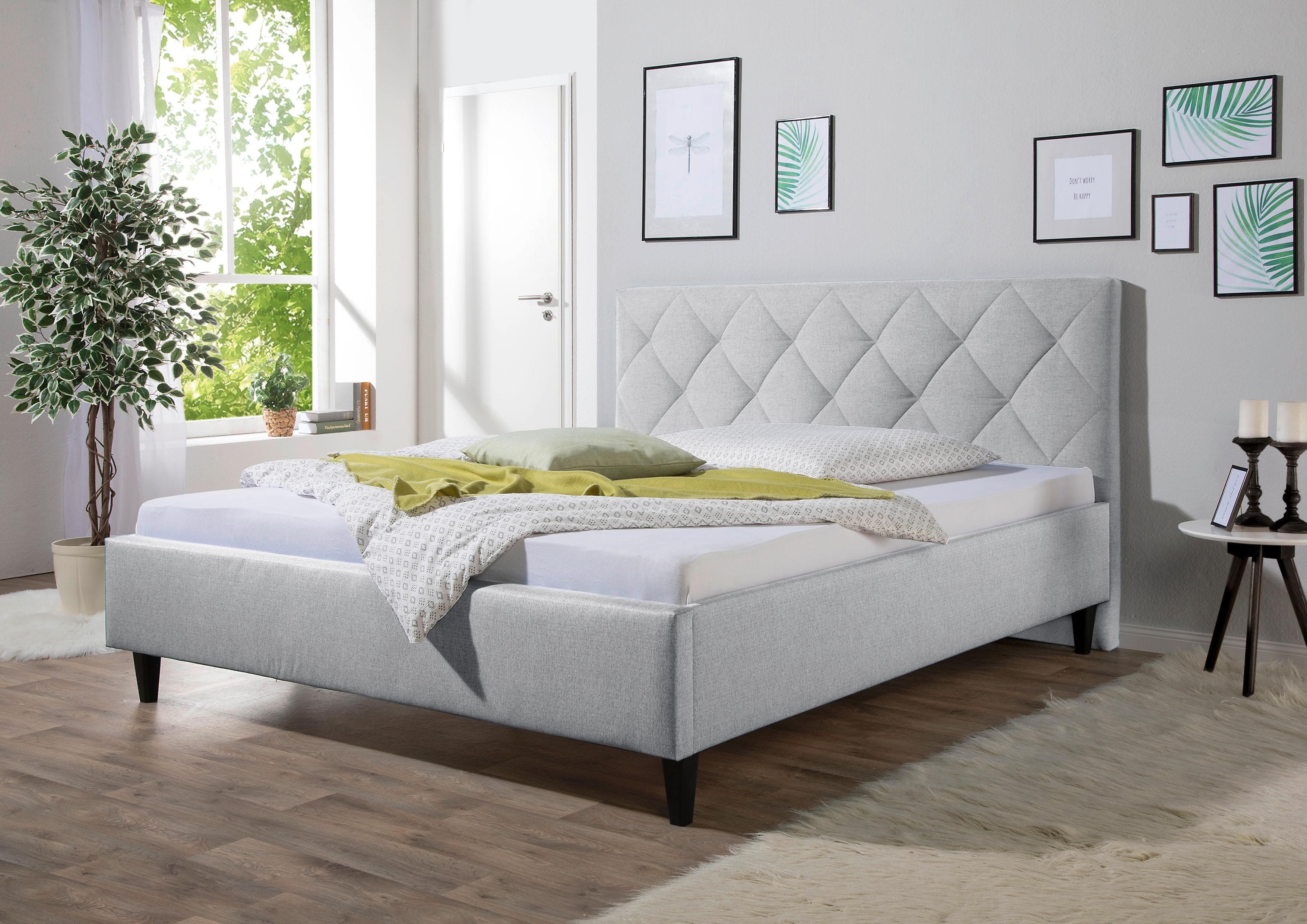 Maintal Polsterbett Rexburg Grau Klassischer Stil