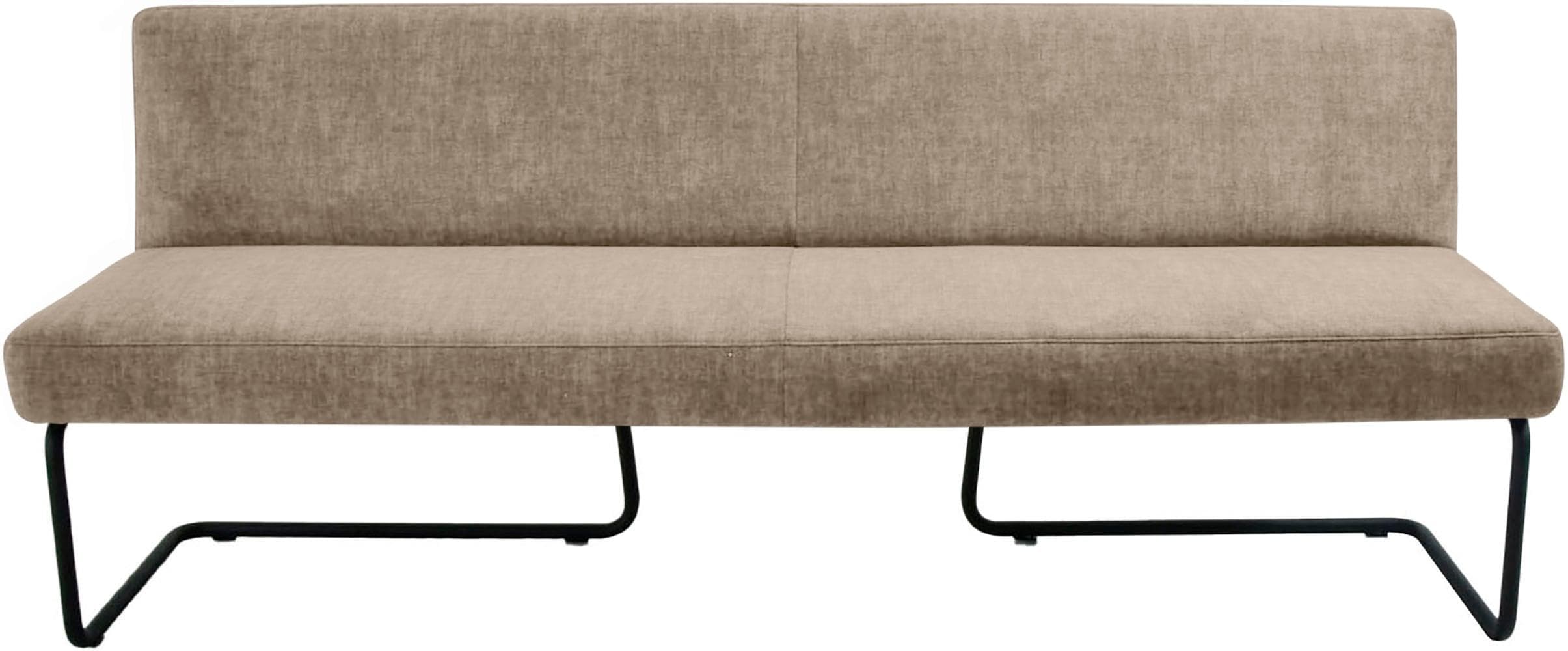 K+W Komfort & Wohnen Polsterbank Beige Abgerundet