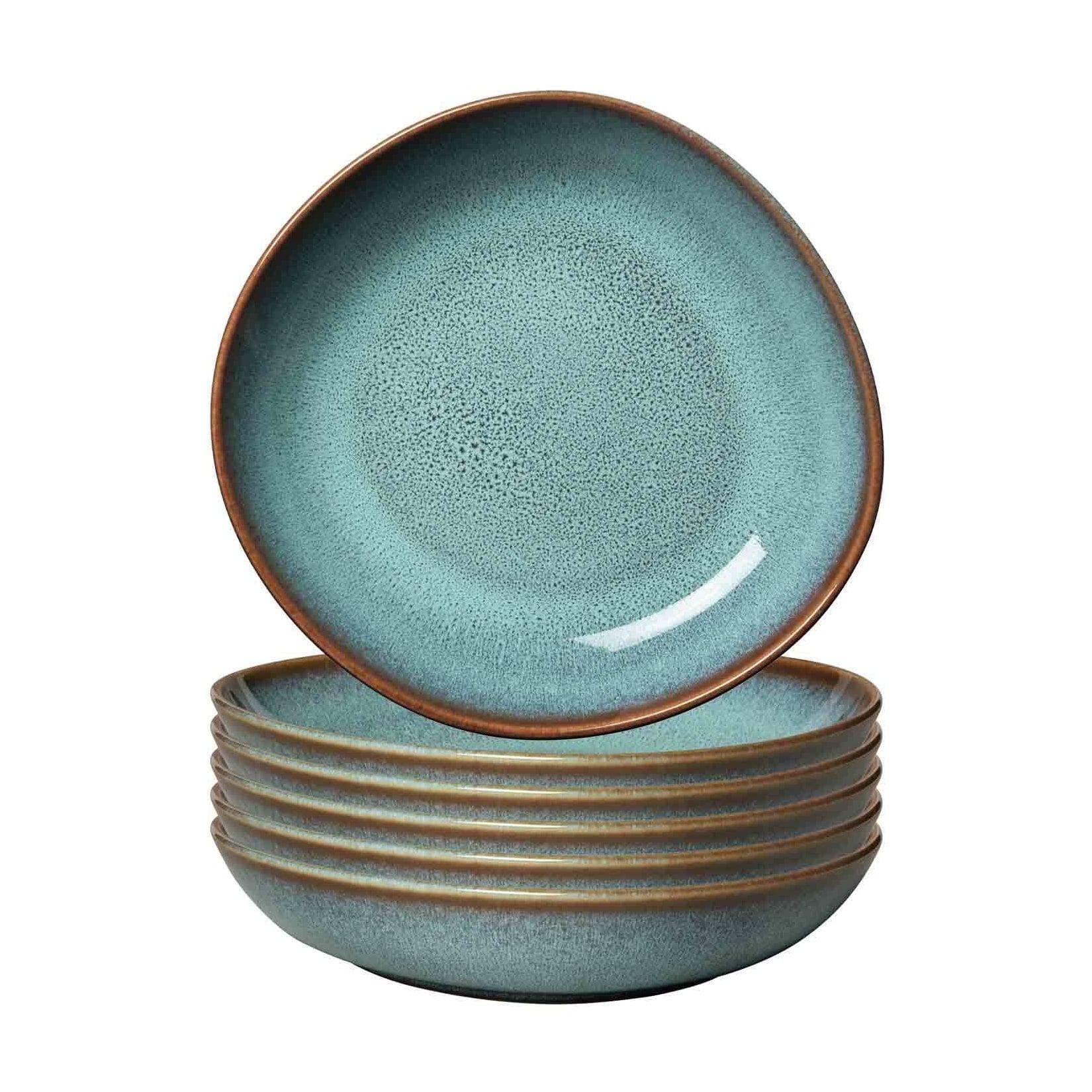 like. by Villeroy & Boch Schale Lave 6er Set blau Glacé Steingut