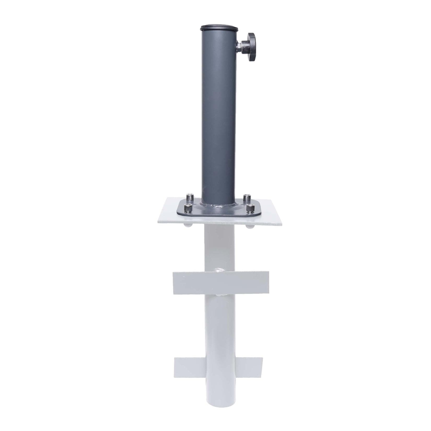 MCW Schirmständer auf Bodenhülse MCW-A96 Metall Ø 38-48mm
