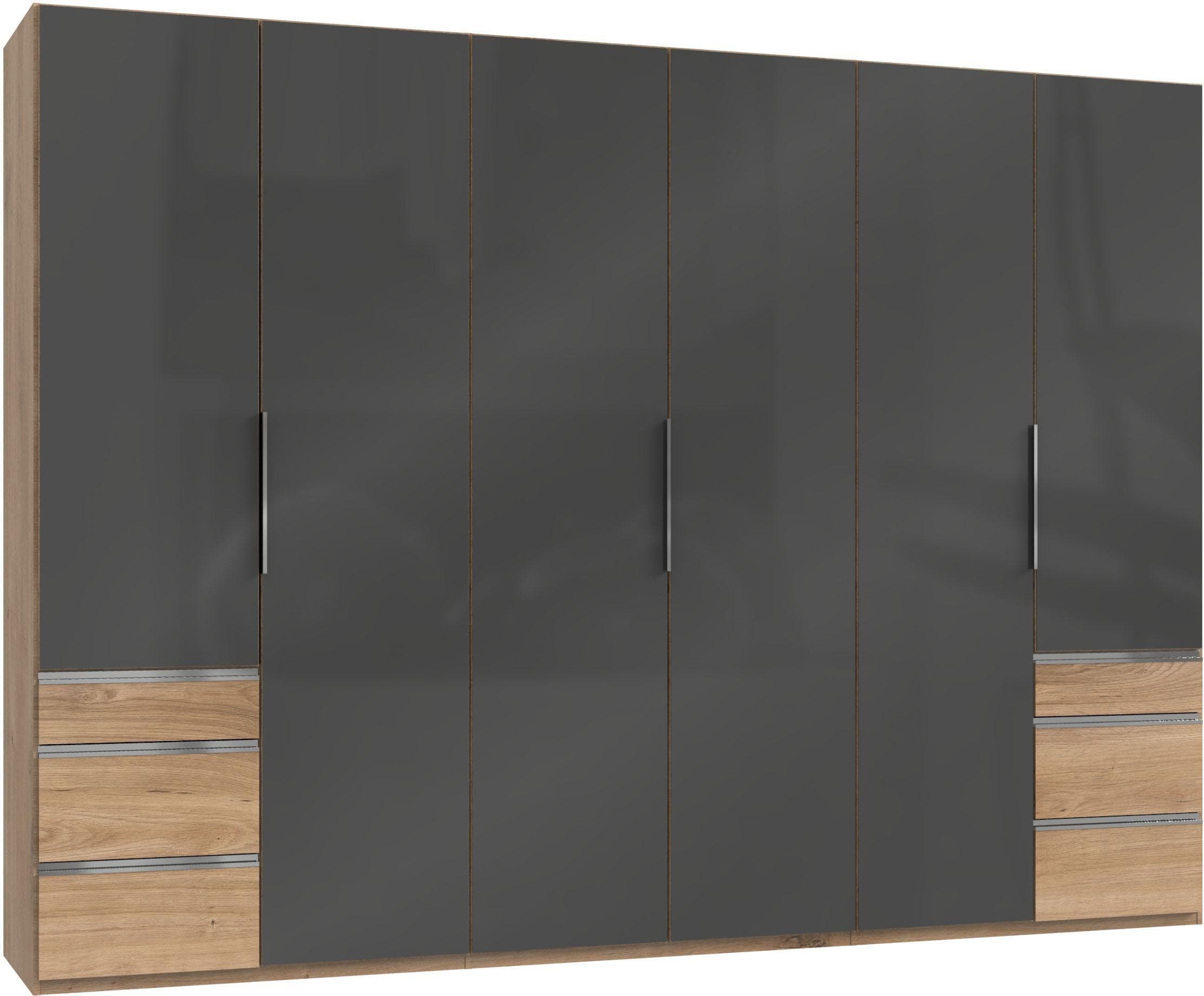 WIMEX Kleiderschrank Level Grau Glas Modern