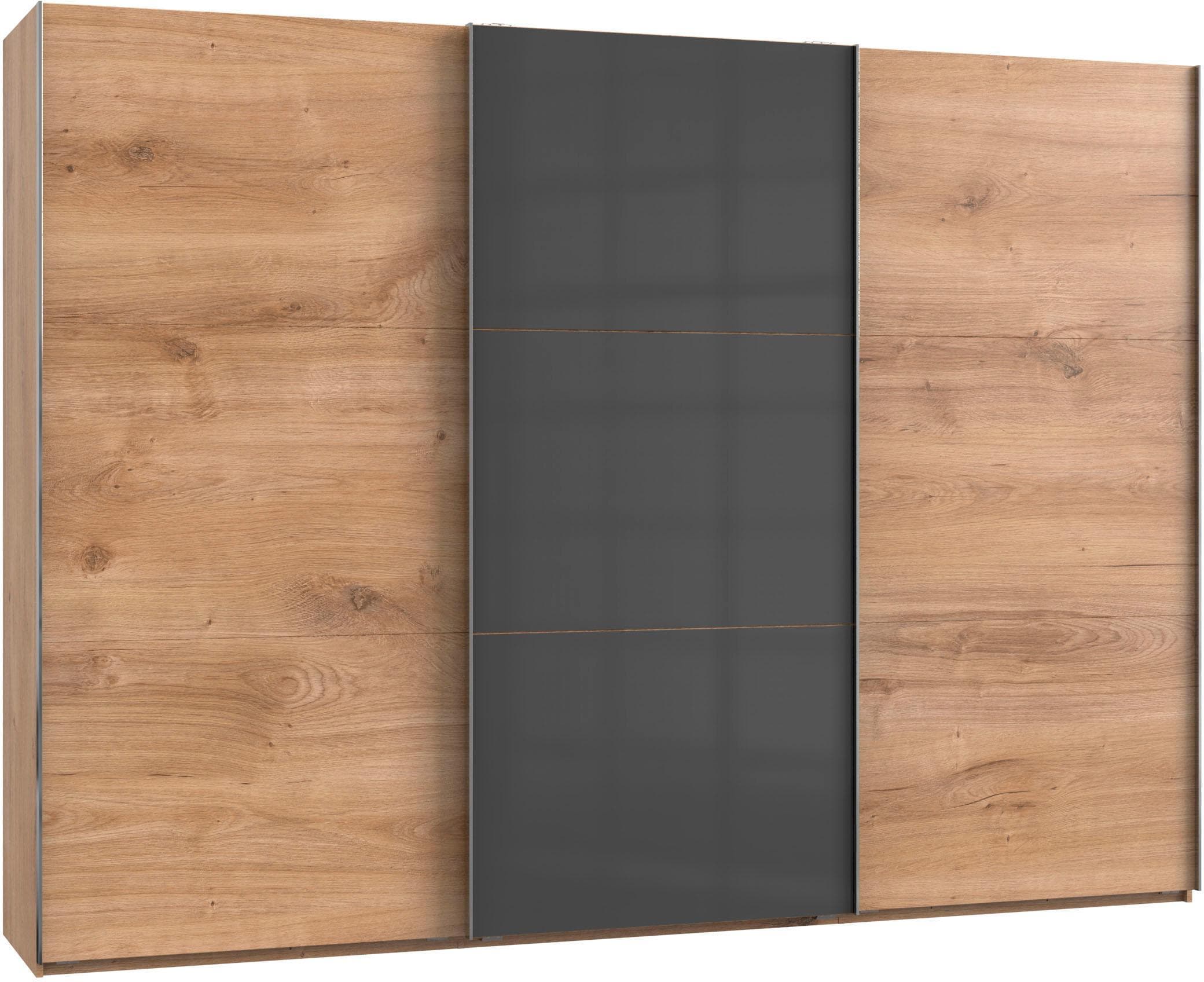 Schwebetürenschrank mit Glastüren