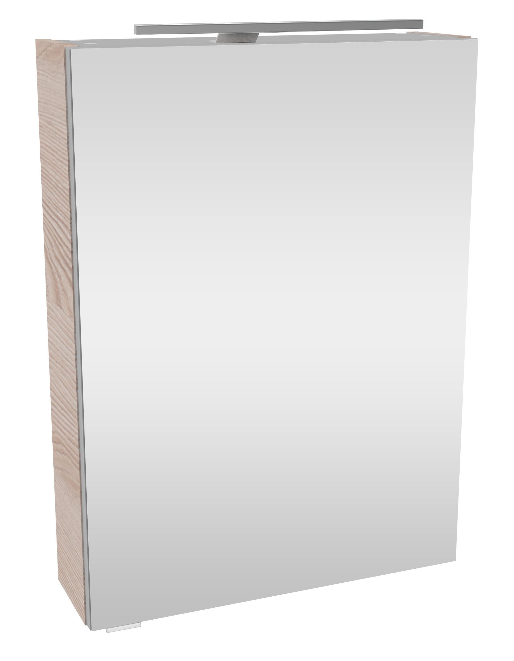 Spiegelschrank FACKELMANN Silber Chromglänzend 50x68x15,3 cm