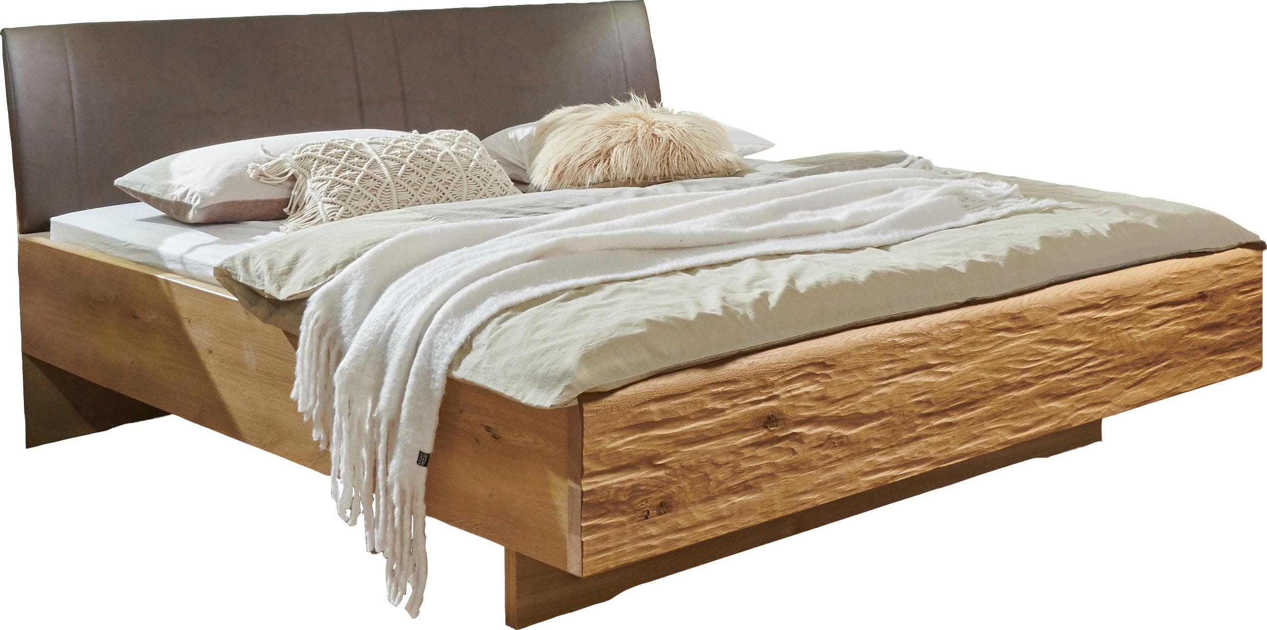 Futonbett WIEMANN Cordoba Eiche Mocca Kunstleder