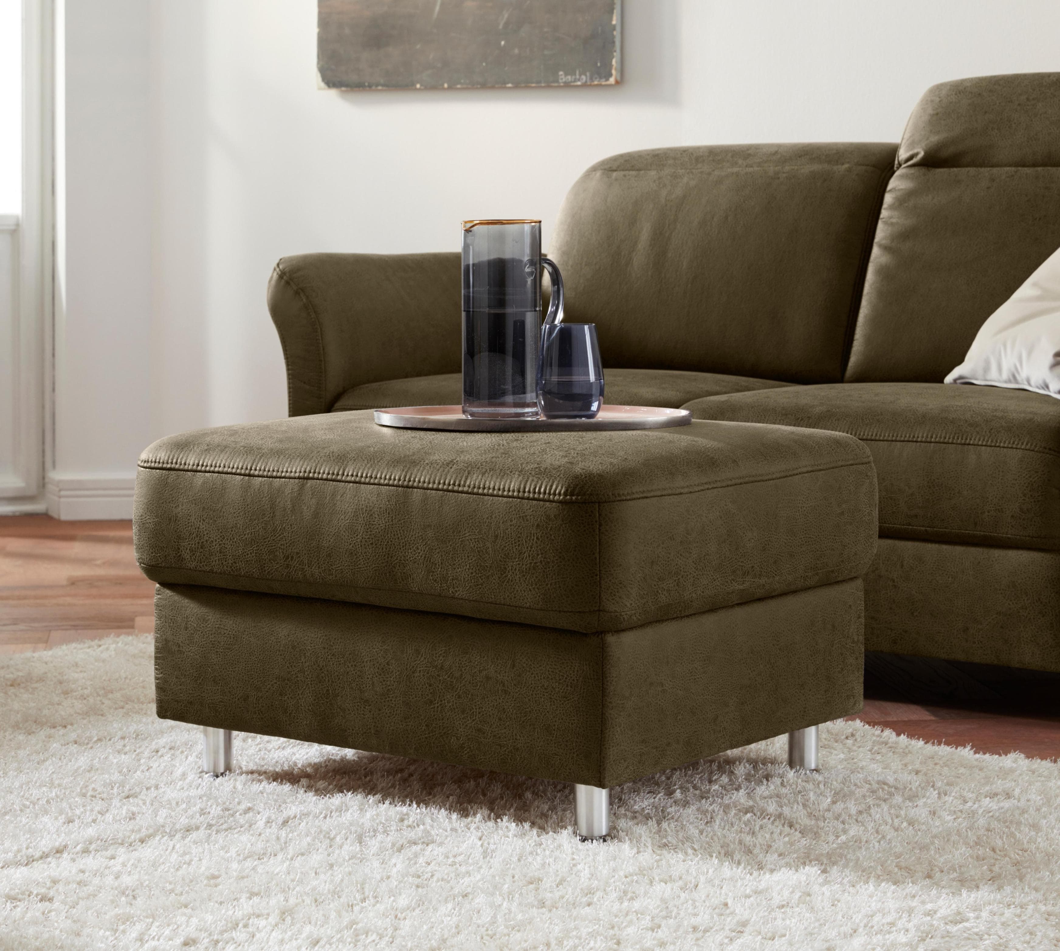 SIT & MORE Stauraumhocker Darwin Olive