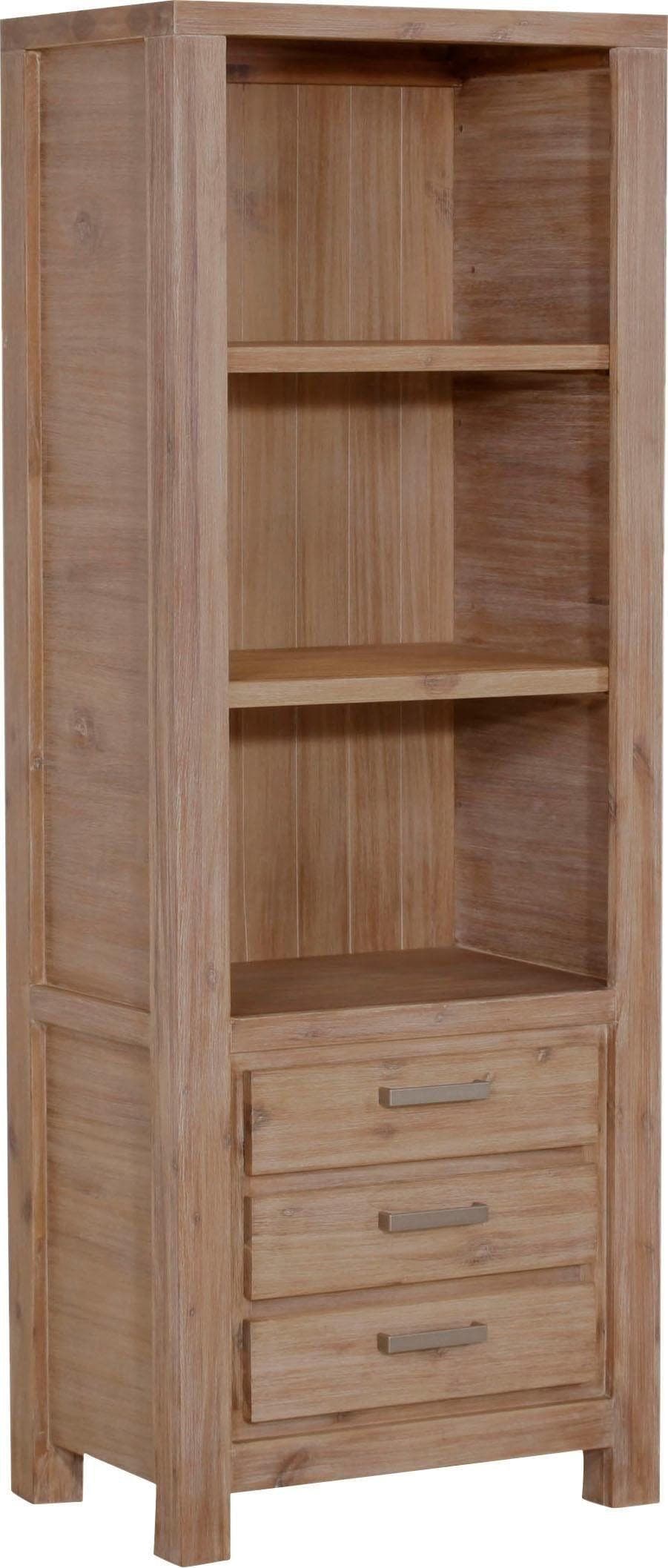 GUTMANN FACTORY Regal Tunis Beige 3 Fächer 3 Schubladen