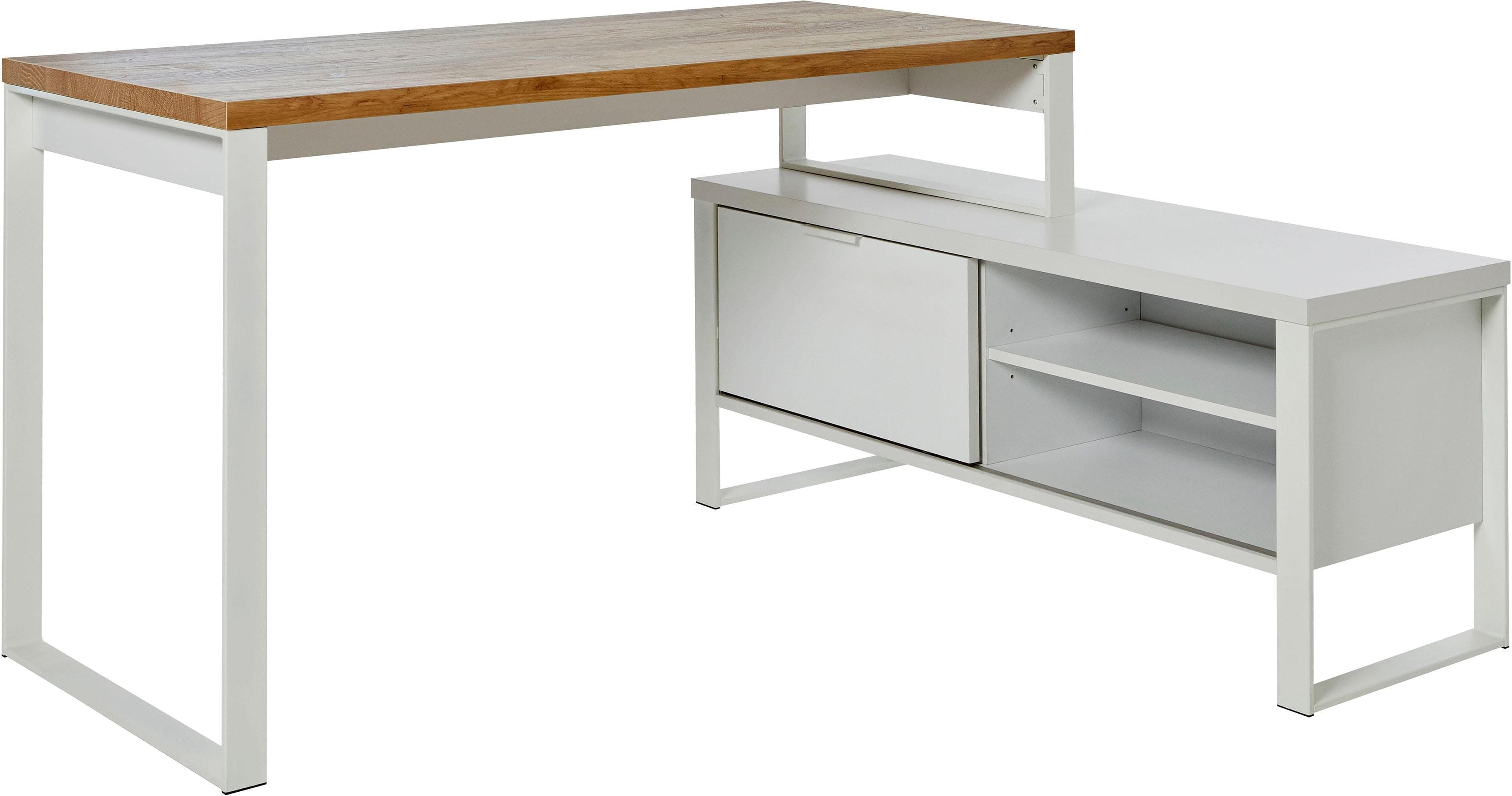 Eck-Schreibtisch LOOP - wechselseitig montierbar