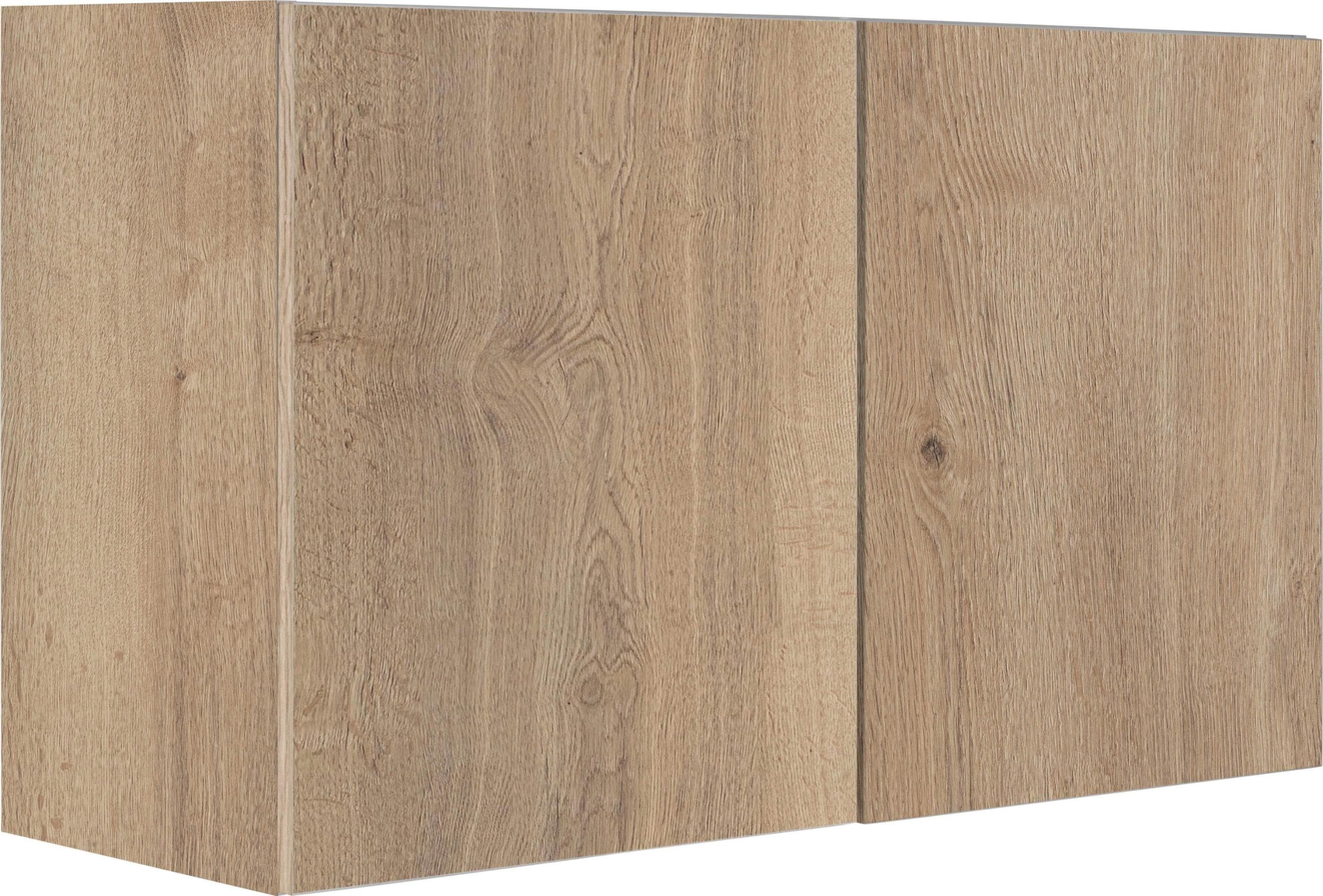 OPTIFIT Hängeschrank Roth Wildeiche Weiß Push-to-Open