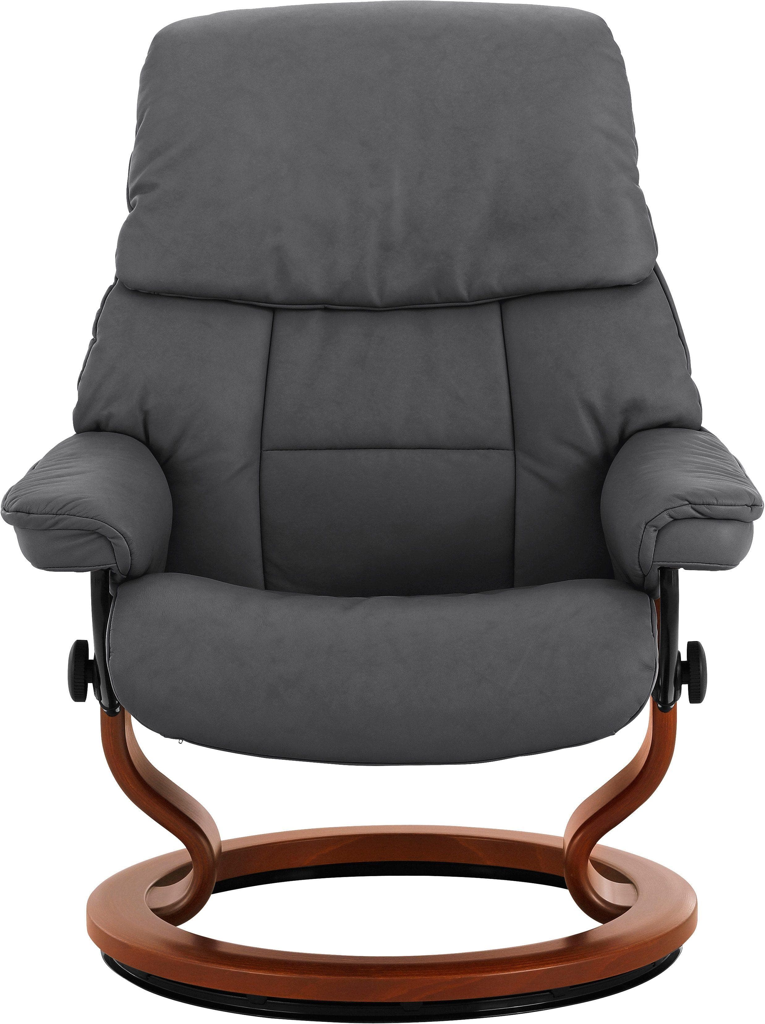 Relaxsessel STRESSLESS Ruby Grau Leder Classic Base