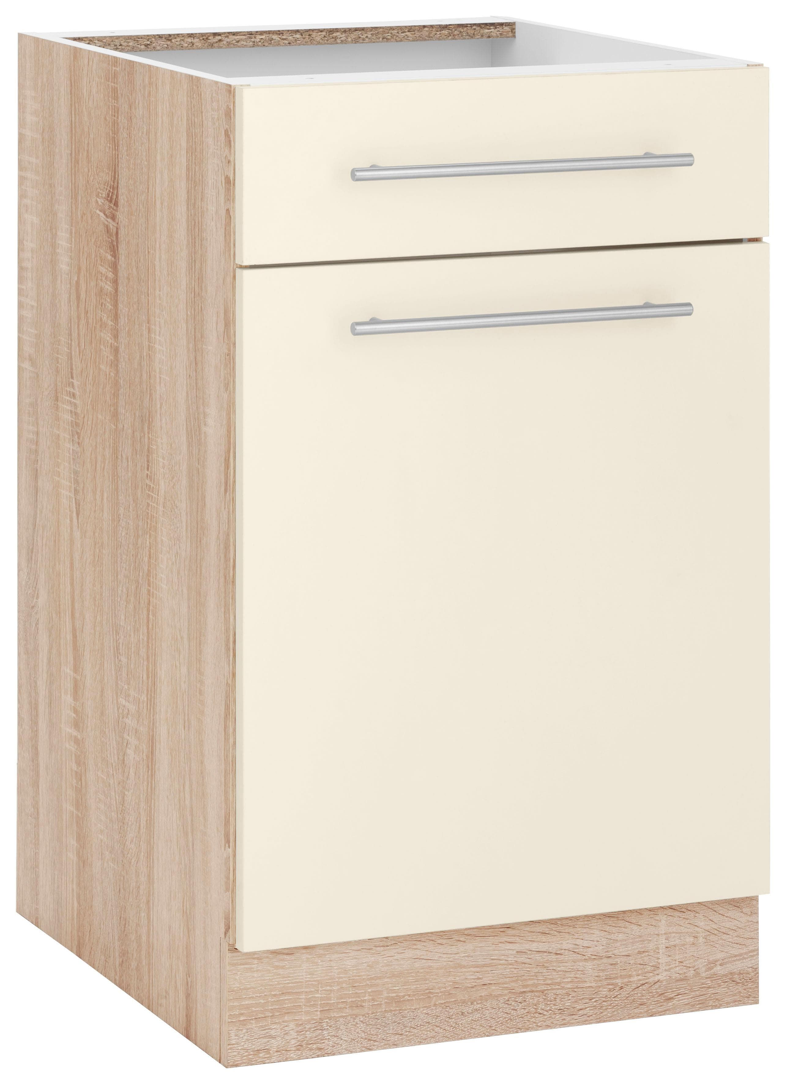 Wiho Küchen Unterschrank Flexi2 Magnolia Eiche 50cm