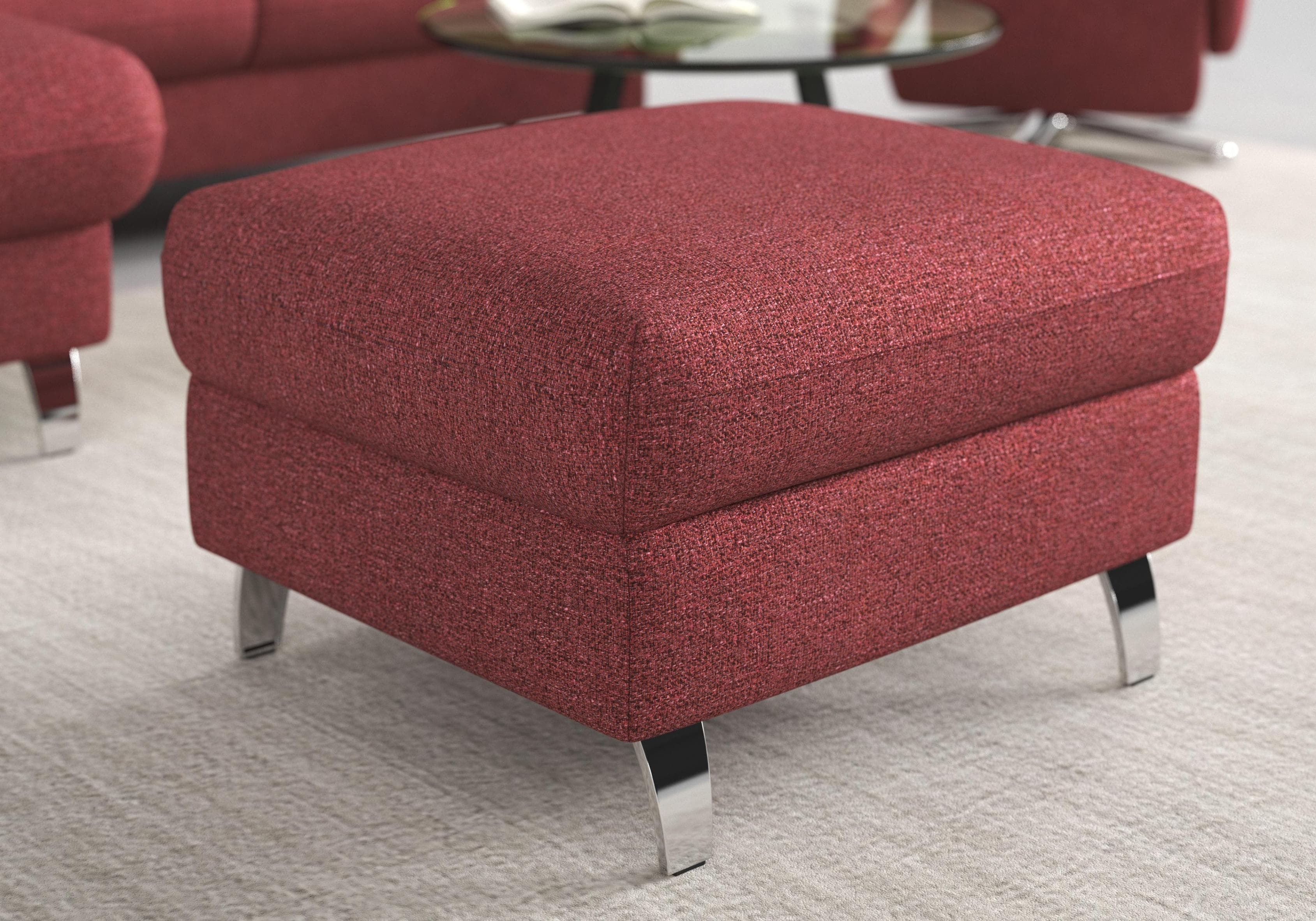 SIT & MORE Stauraumhocker Grenoble Lila mit Stauraum