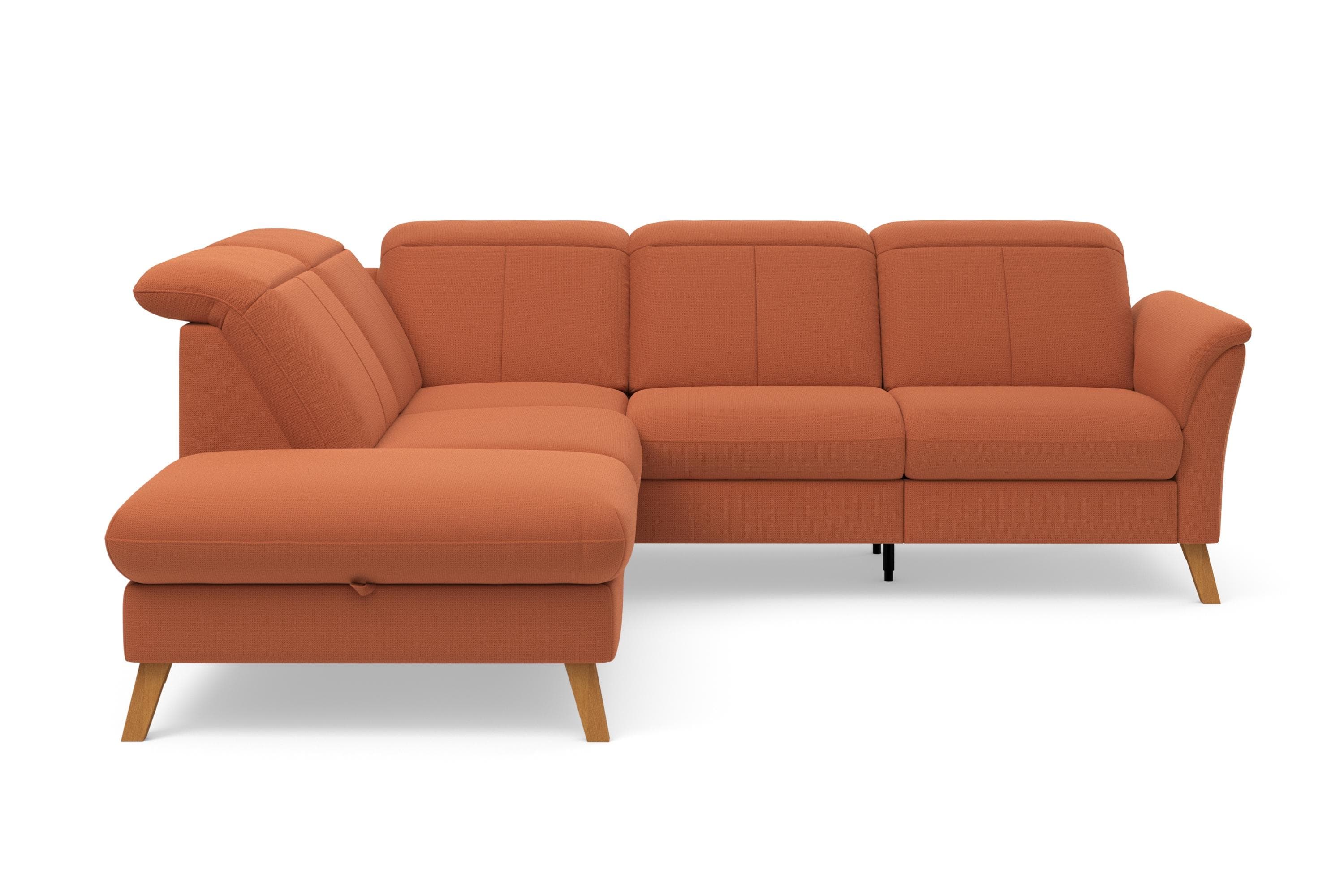 SIT & MORE Romero L-Form Ecksofa mit TV-Funktion und Bettfunktion