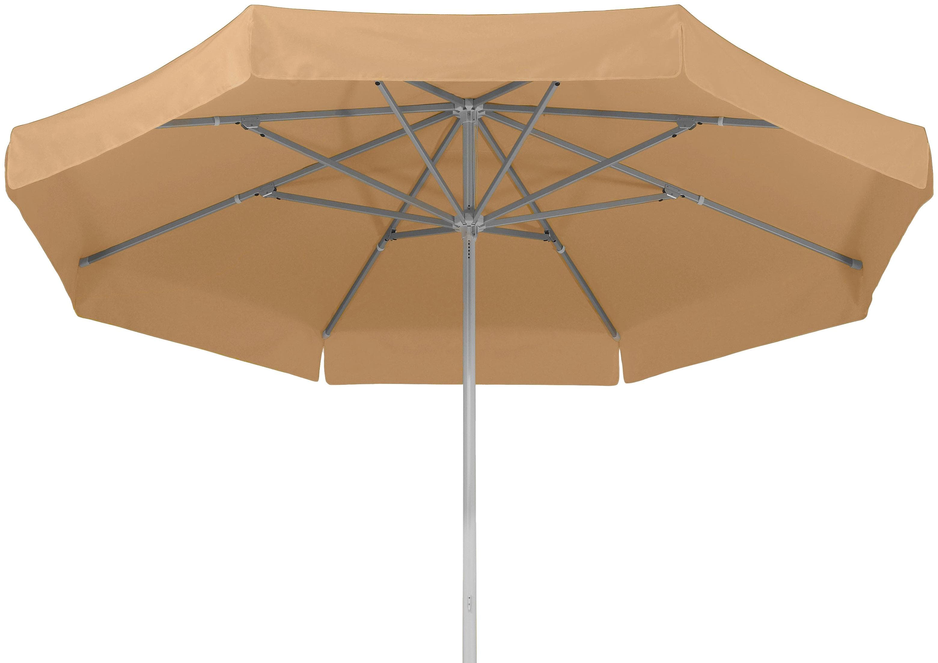 Marktschirm SCHNEIDER SCHIRME "Jumbo" 300x275 cm Beige Polyester Aluminium