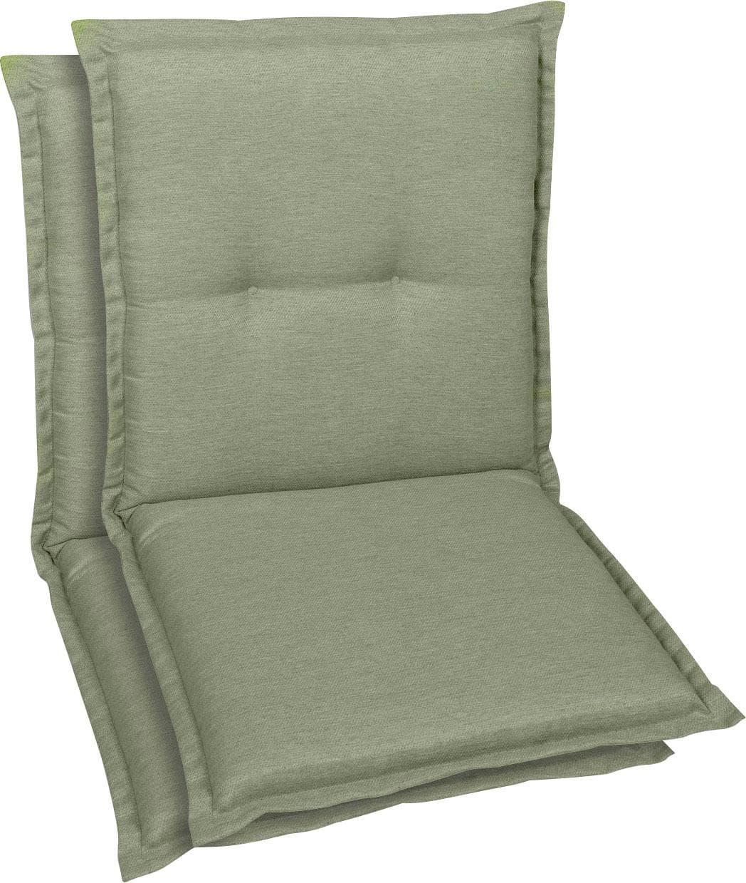 GO-DE Sitzauflage Grün für Niederlehner Set 2
