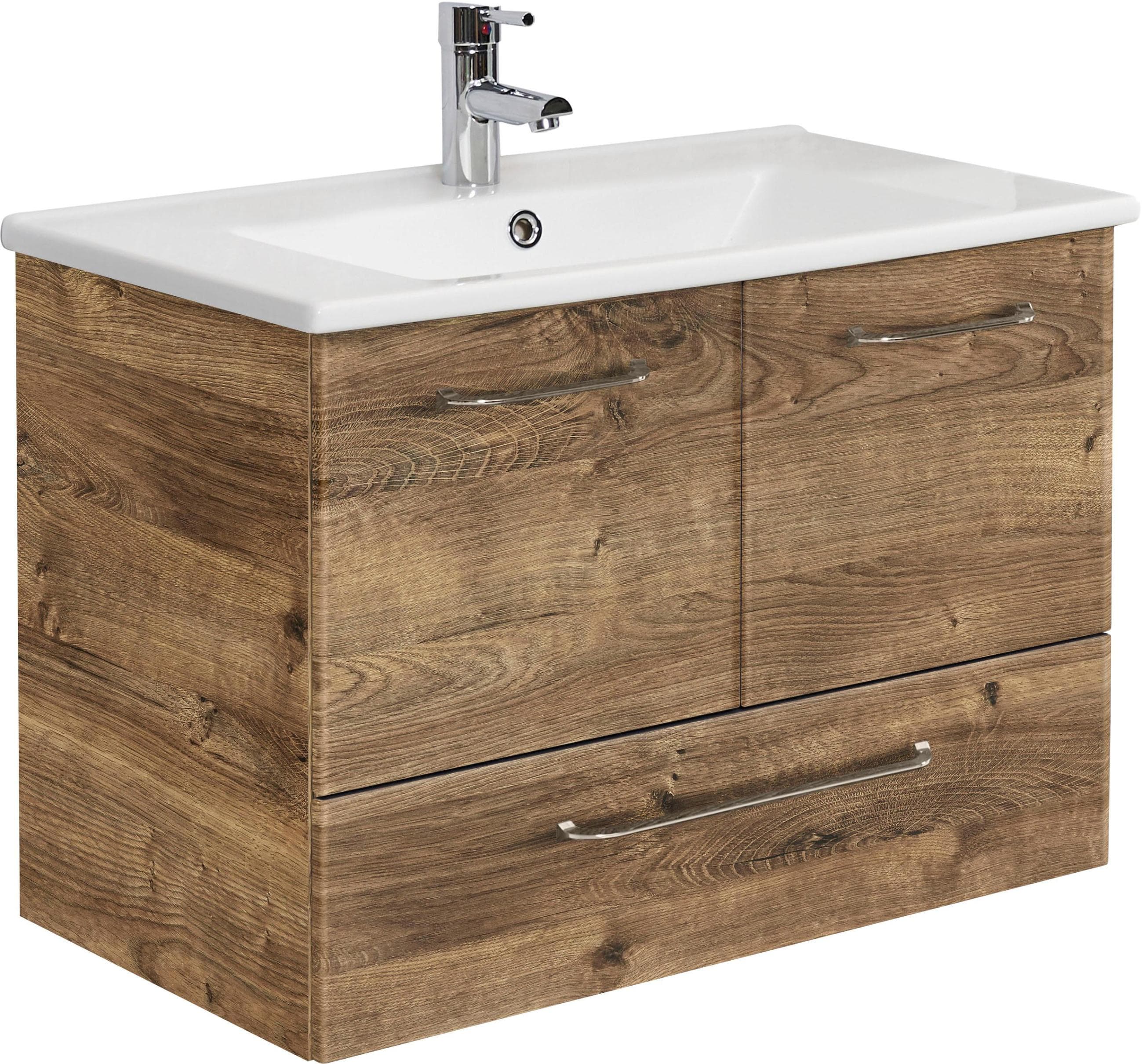 Waschtisch SAPHIR Quickset mit Unterschrank Eiche Ribbeck