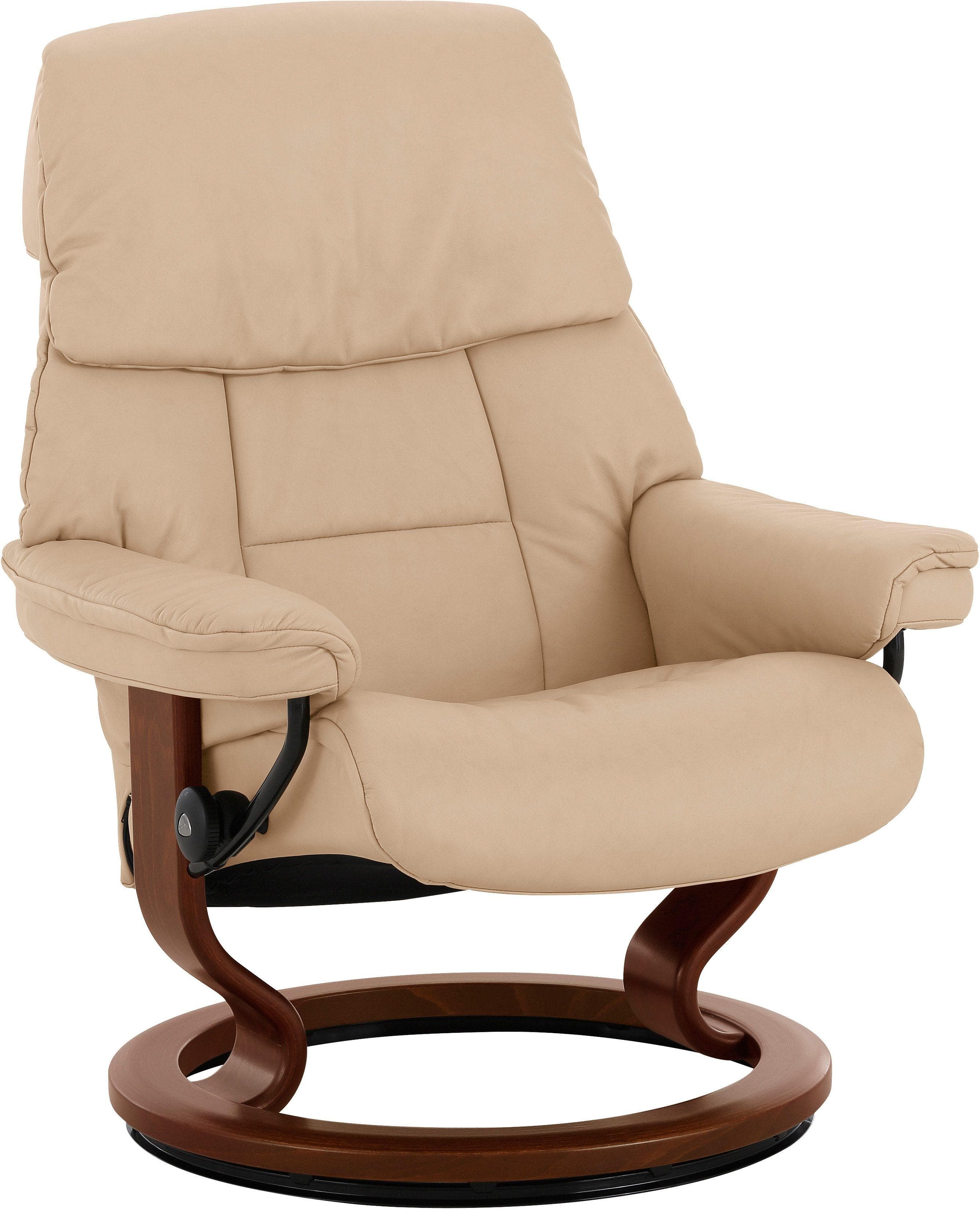 STRESSLESS Ruby Relaxsessel Braun Leder Classic Base Größe M