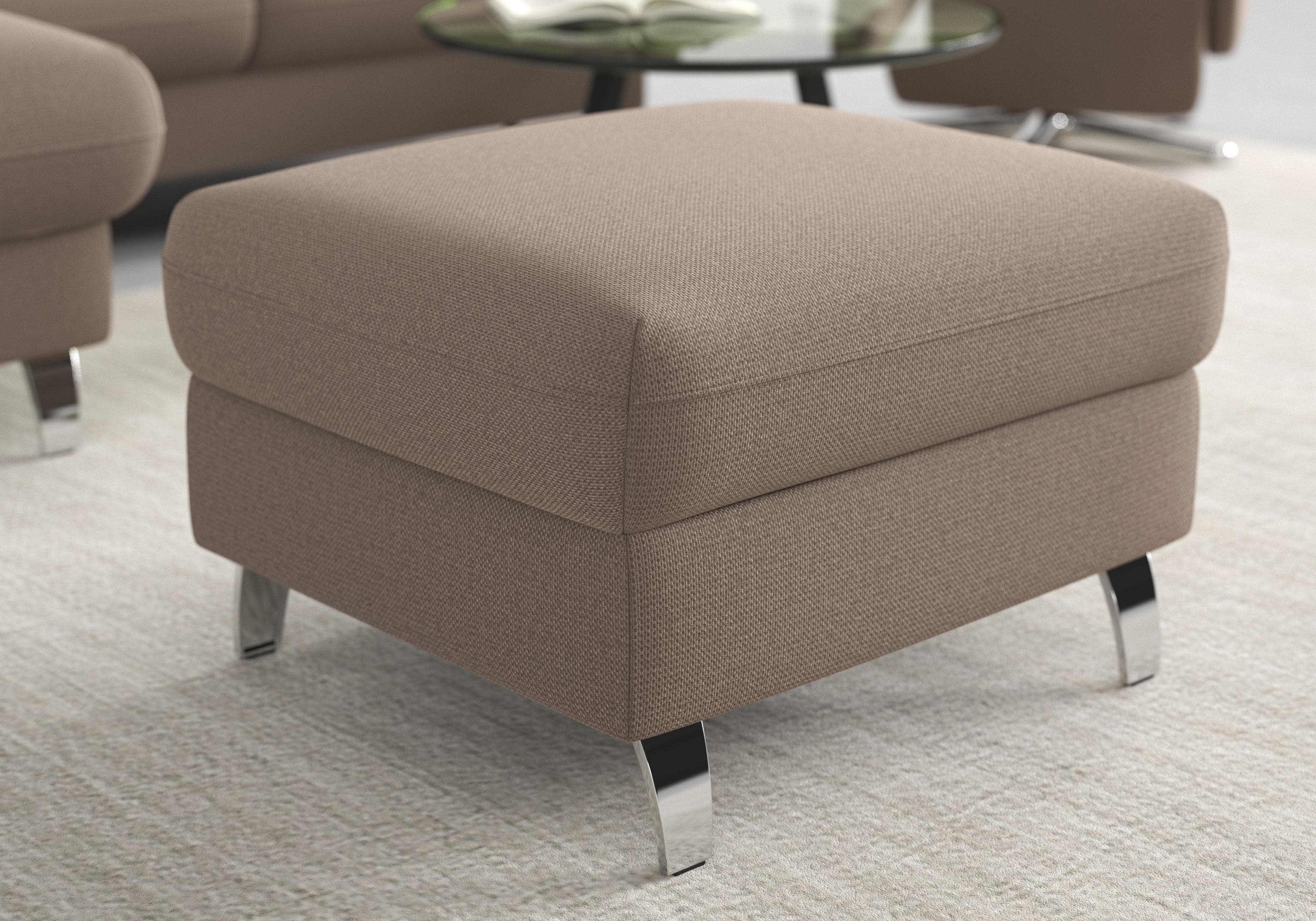 SIT & MORE Stauraumhocker Grenoble Grau Taupe mit Stauraum