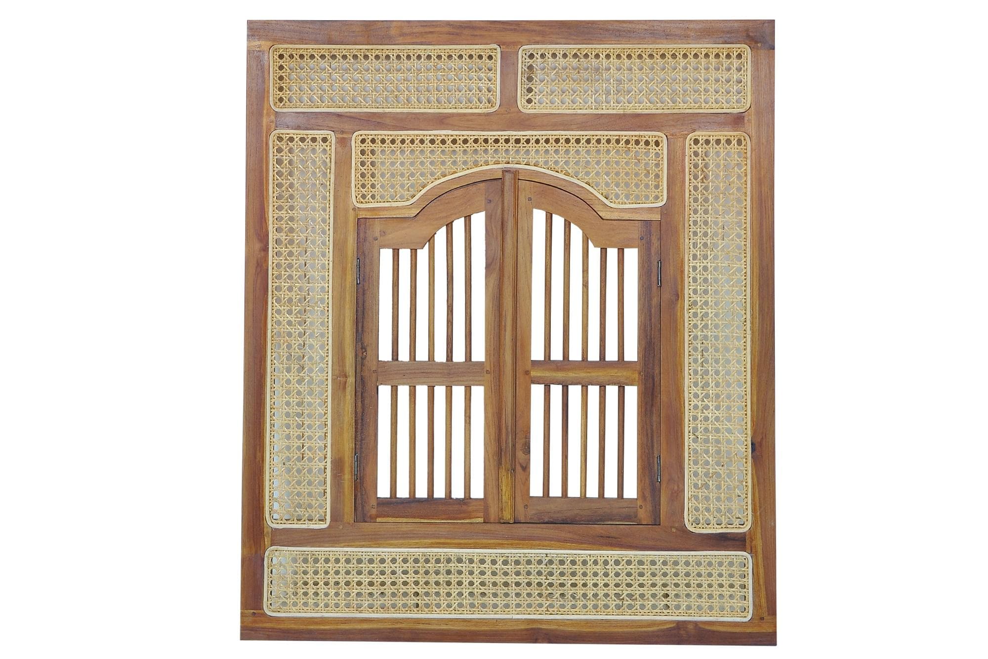 Wandspiegel SIT Natur Rattan Massivholz