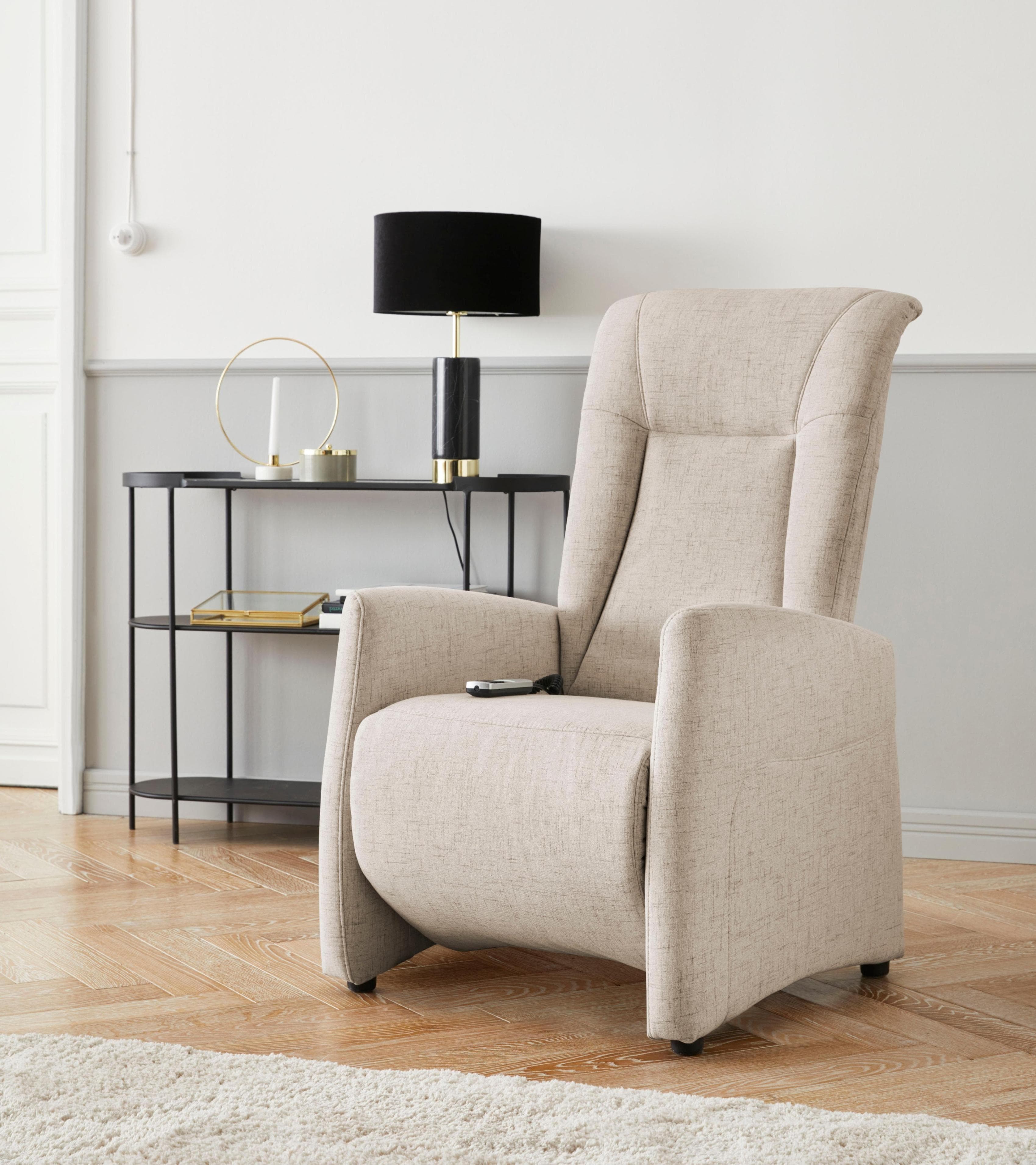 SIT & MORE TV-Sessel Melissa Elektrisch Beige mit Aufstehhilfe