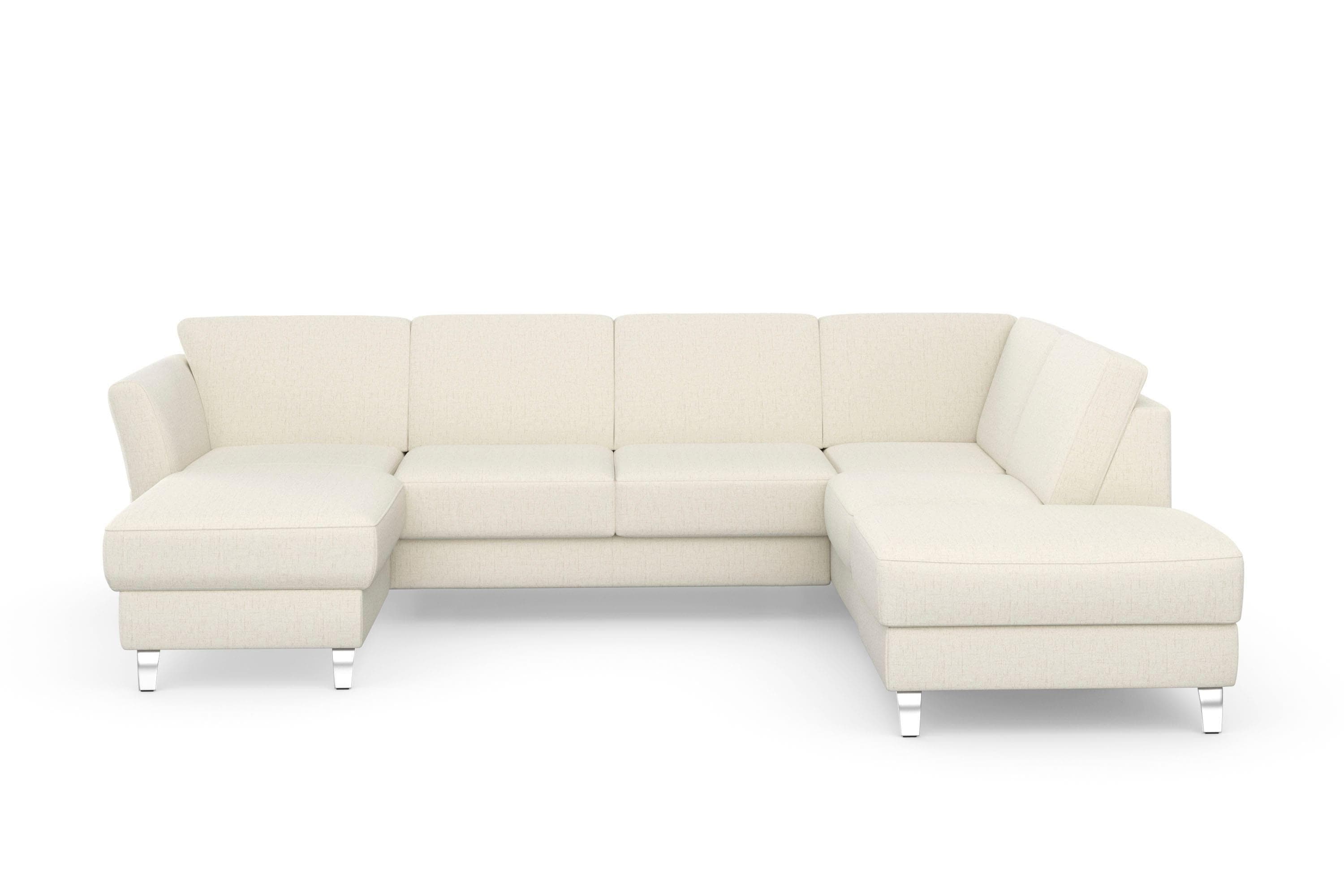 SIT & MORE Wohnlandschaft Visby U-Form Beige