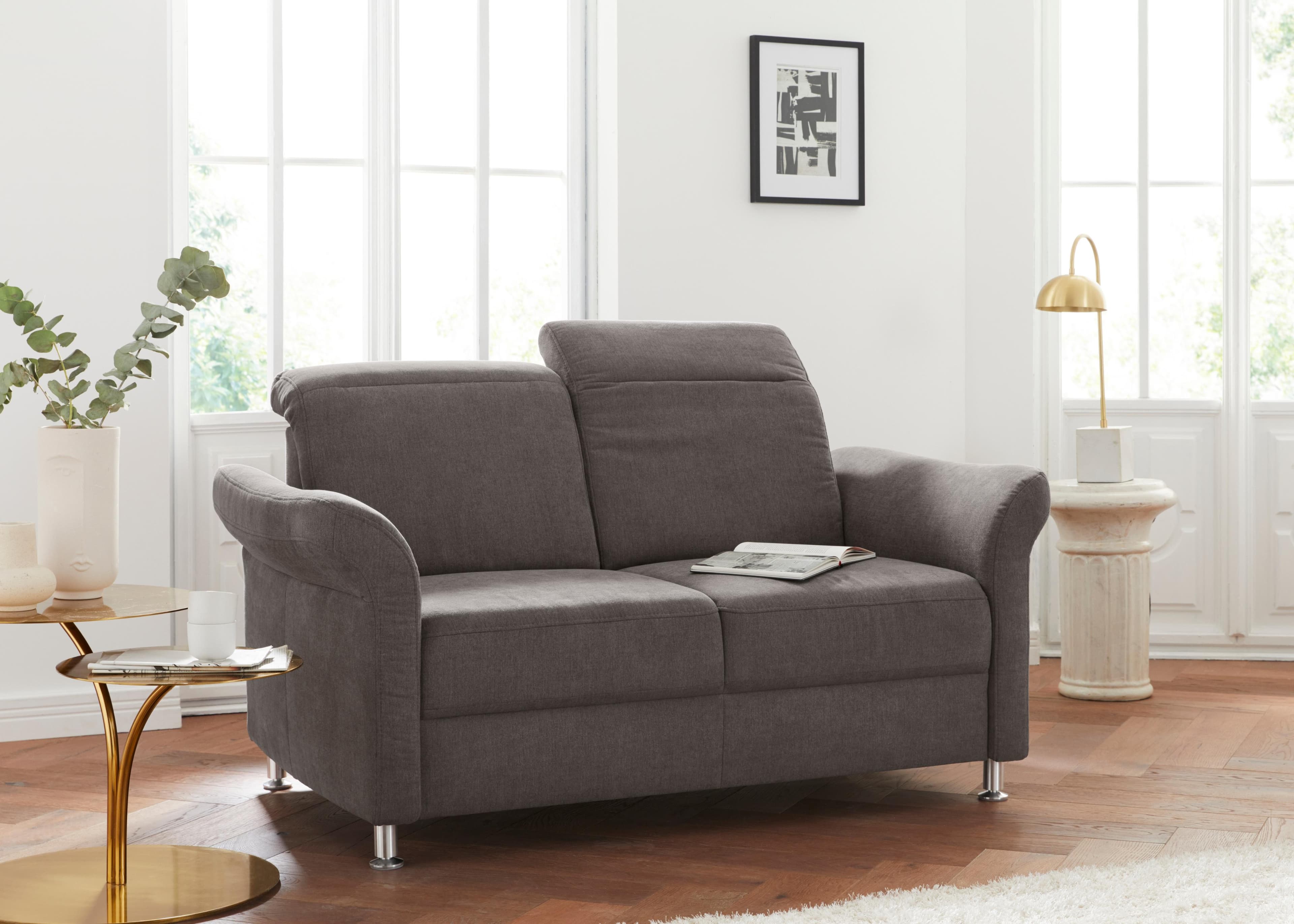 2-Sitzer Sofa mit Federkern und optionalem Kopfteil