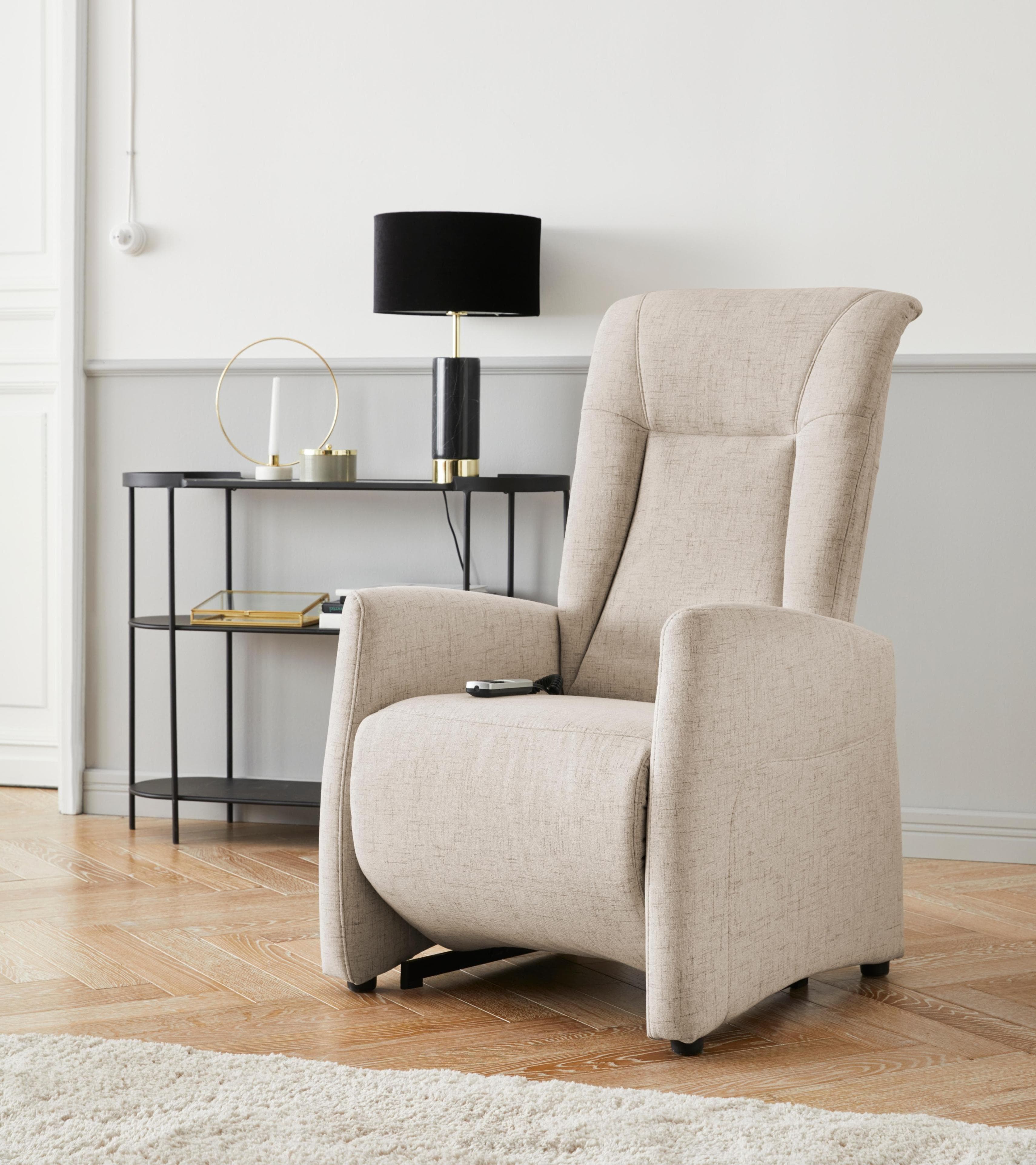 SIT & MORE TV-Sessel Melissa Elektrisch Verstellbar Beige