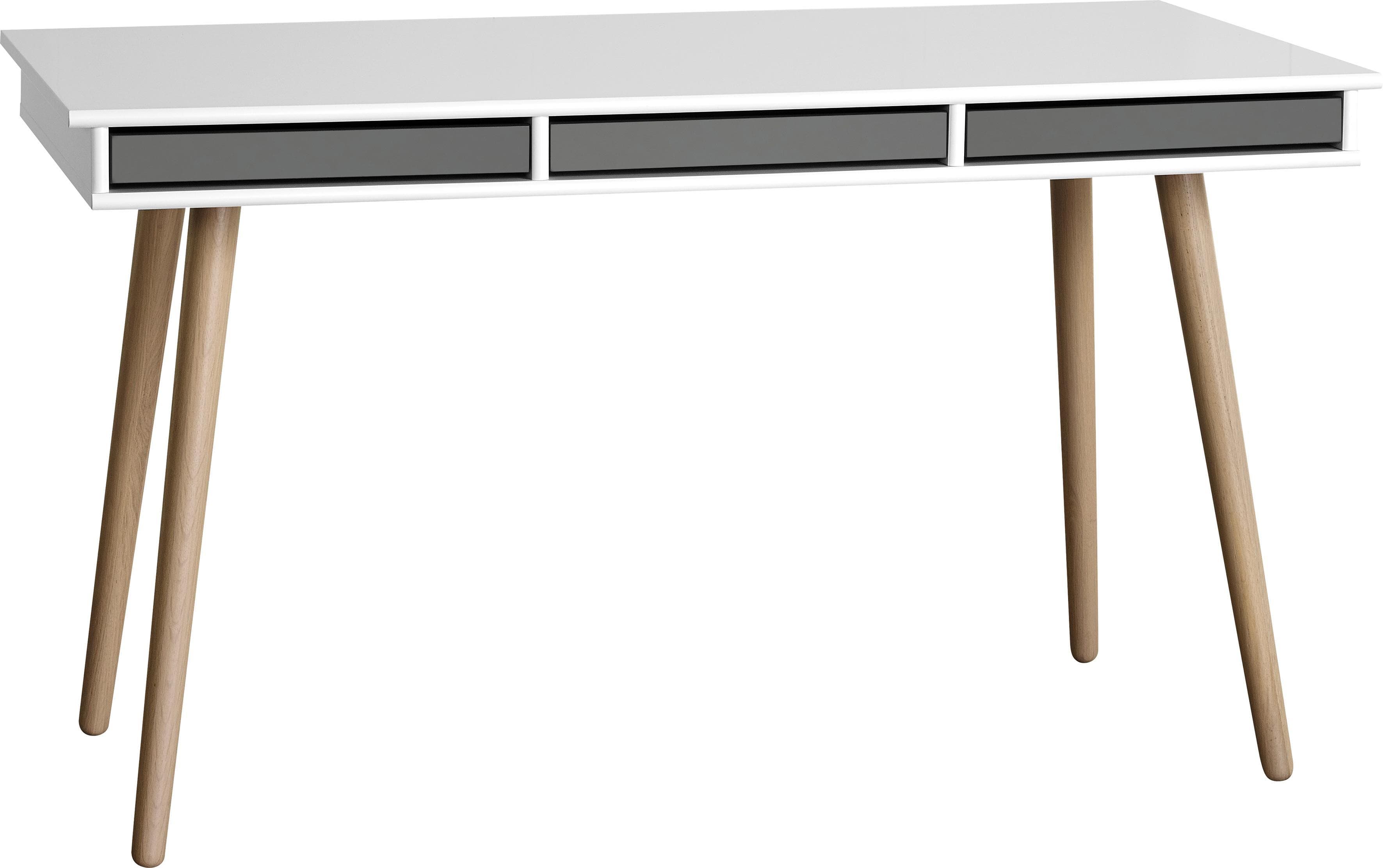 HAMMEL FURNITURE Mistral Schreibtisch Grau Eiche 137cm