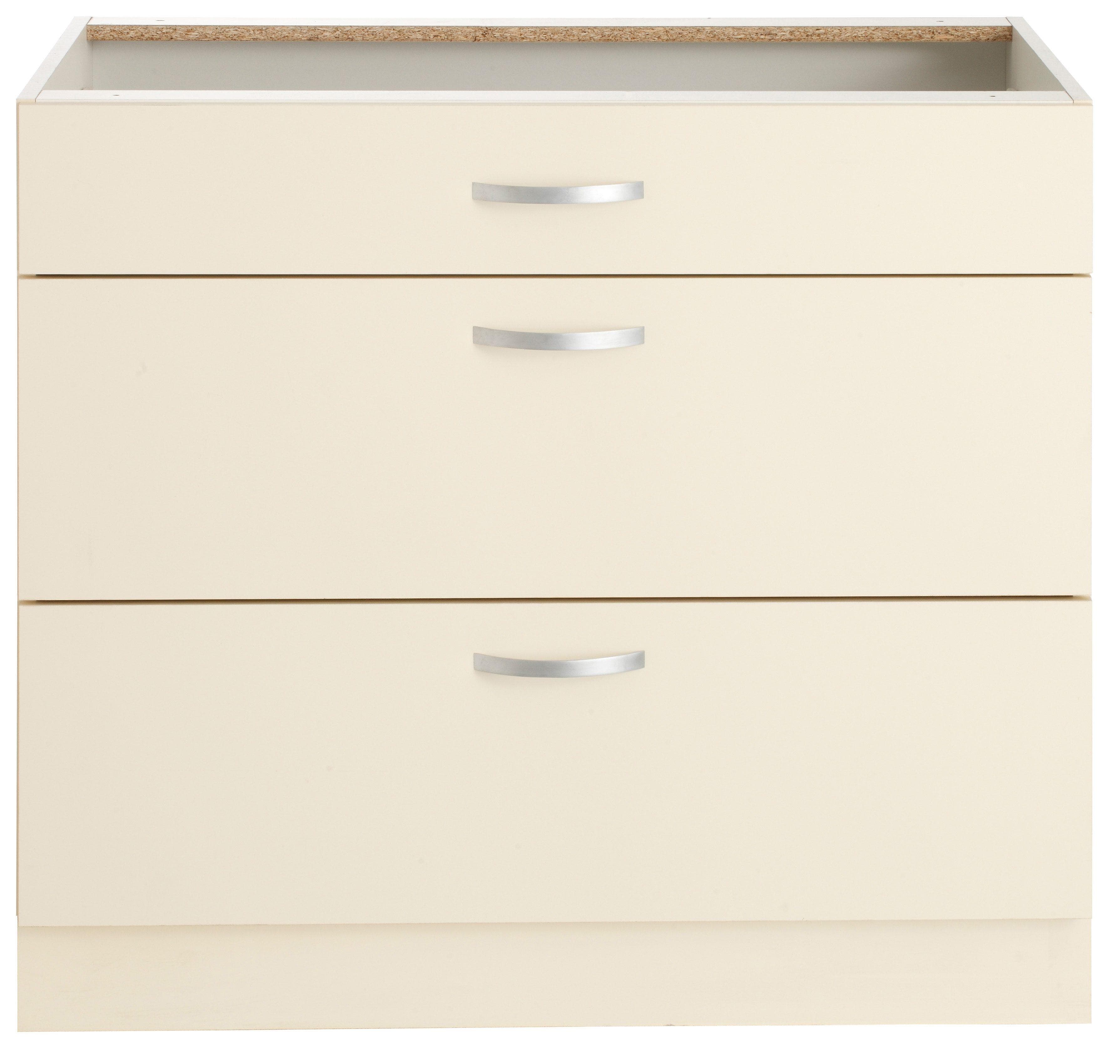 Wiho Küchen Unterschrank Flexi Magnolia 90cm Breite
