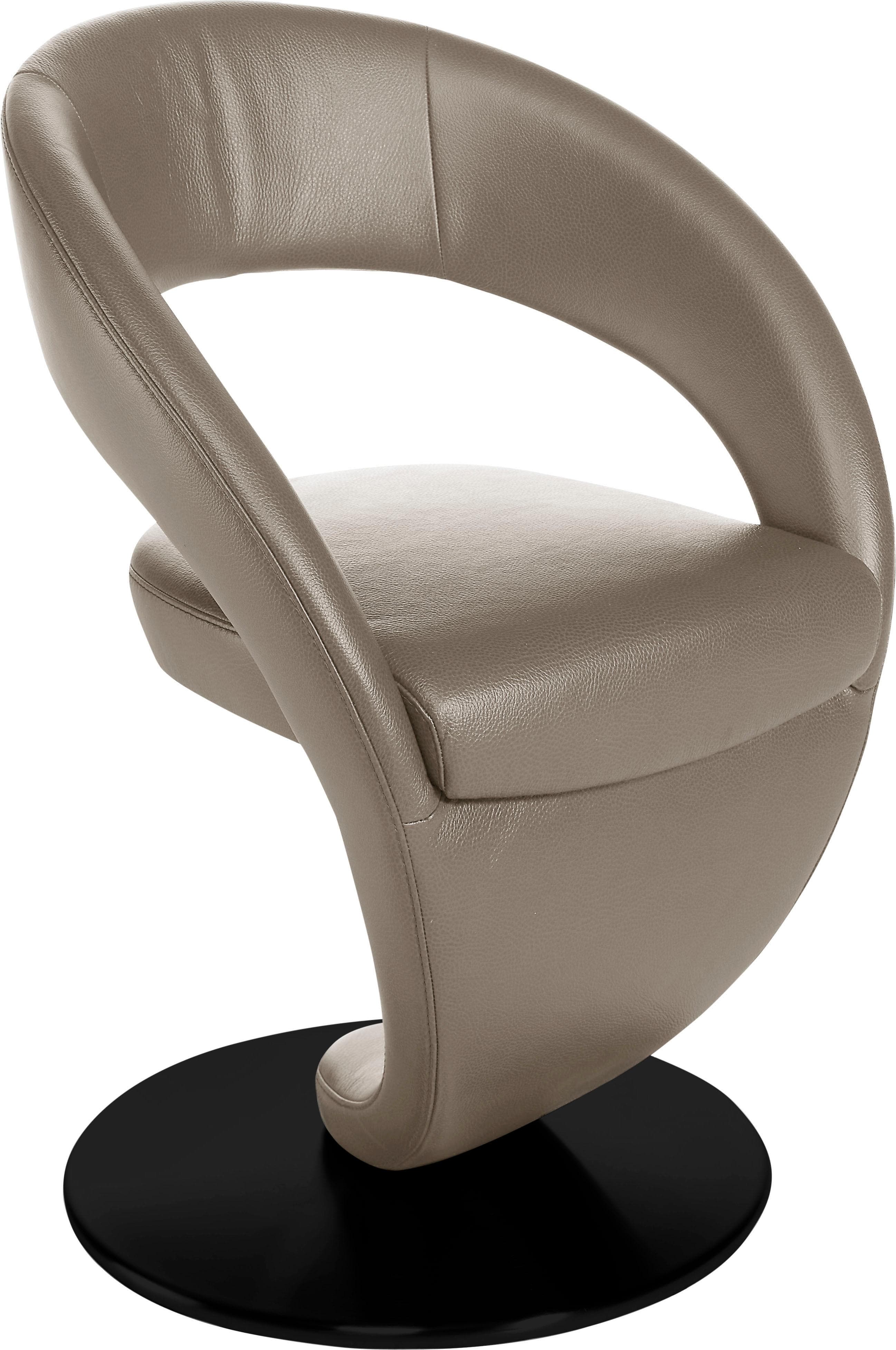 Wave Designer Drehstuhl - Schwarzer Drehteller