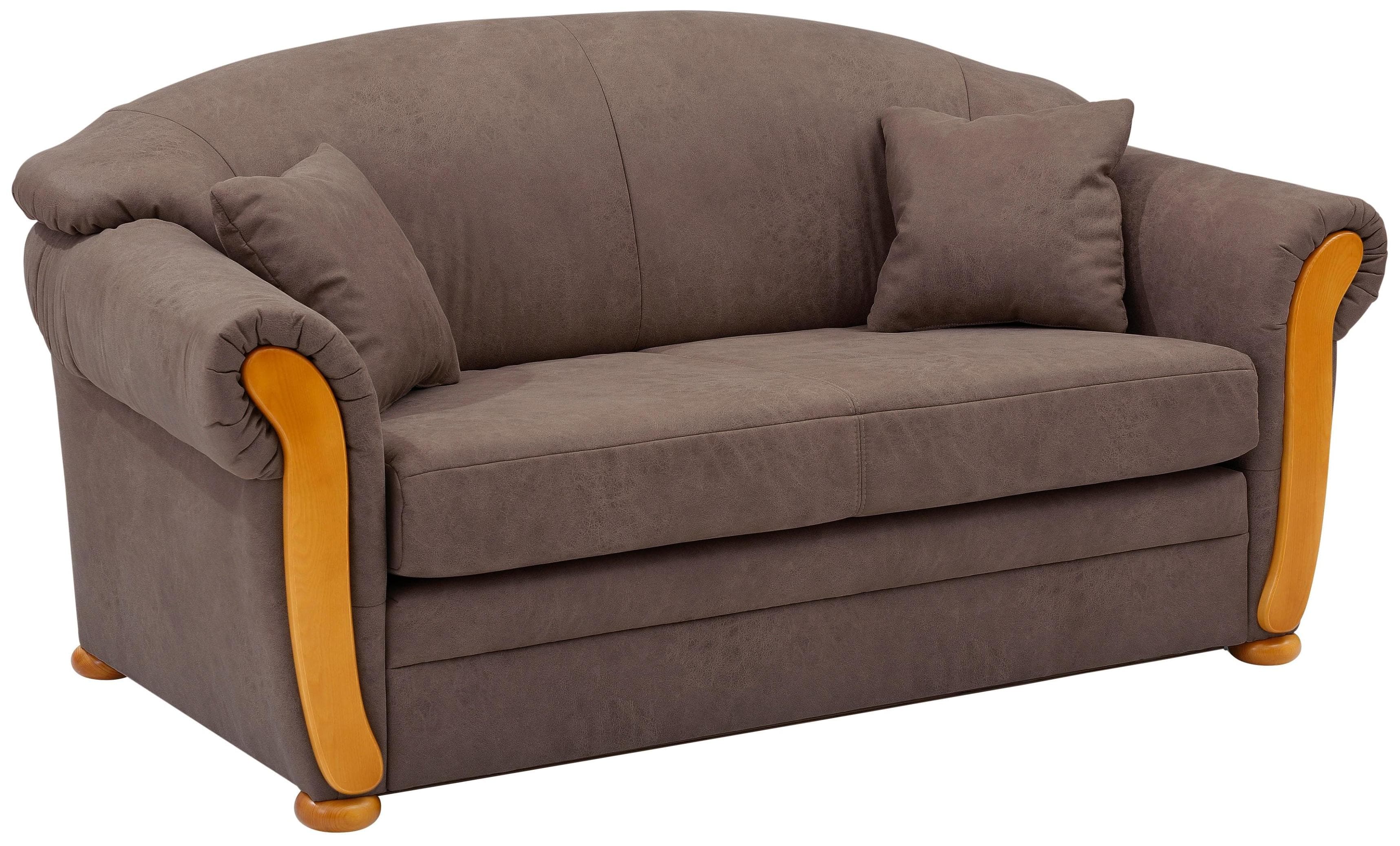 Schlafsofa mit hoher Sitzqualität und praktischem Bettkasten