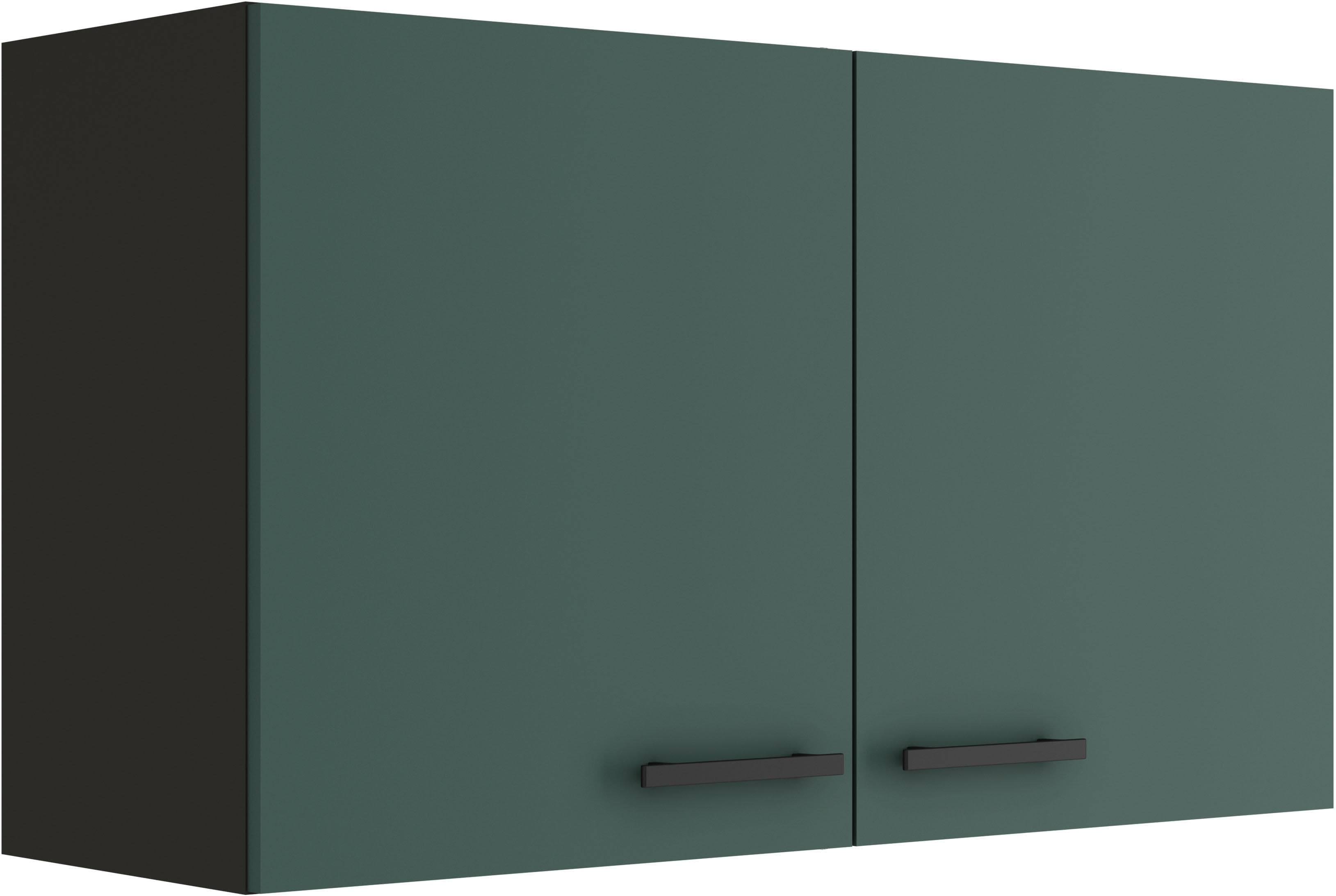 OPTIFIT Hängeschrank Palma 100cm Steingrün Anthrazit 2 Türen