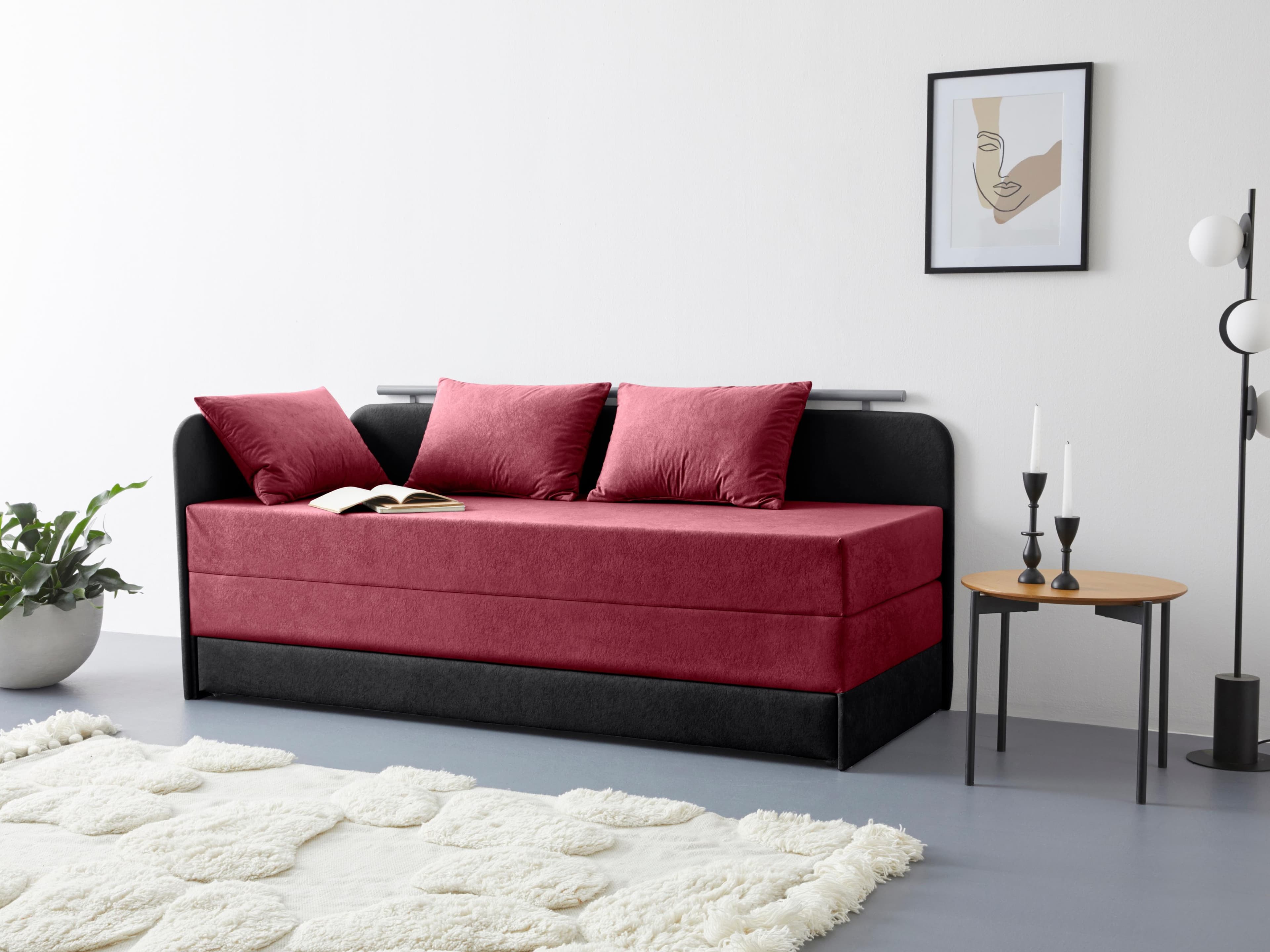 Polsterliege mit Stauraum