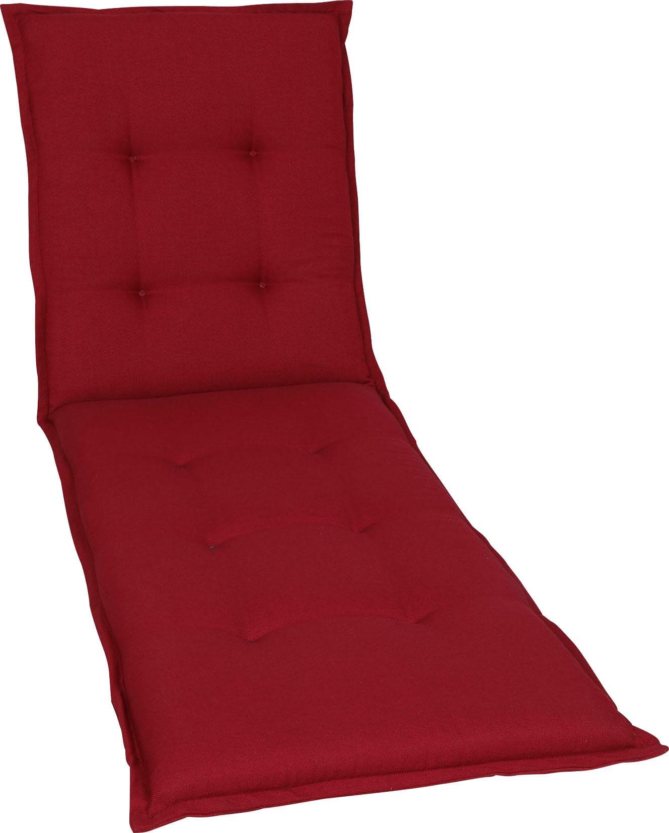 GO-DE Liegenauflage kirschrot Polyester UV-beständig
