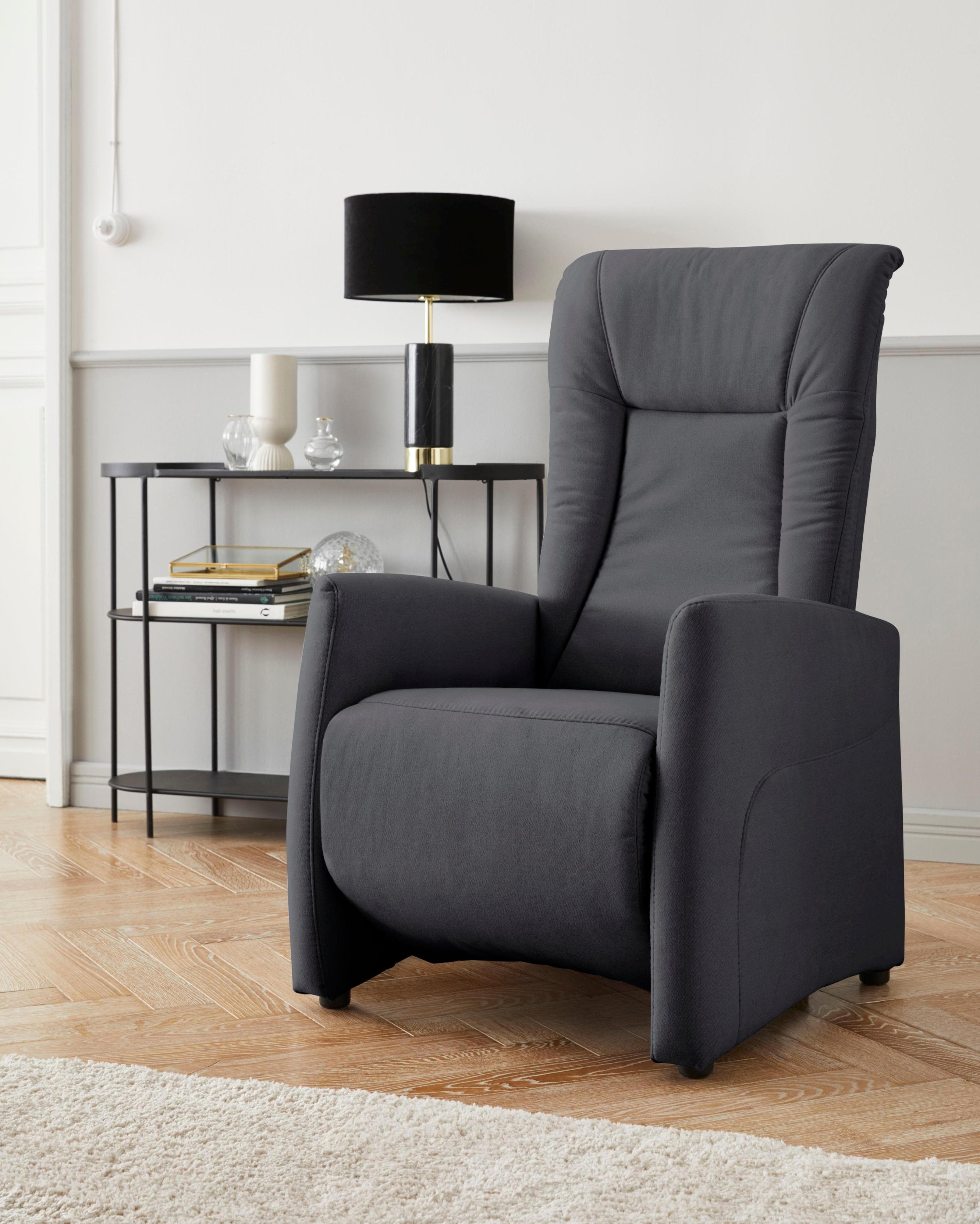 Sit & More TV-Sessel Melissa Dunkelgrau Verstellbar