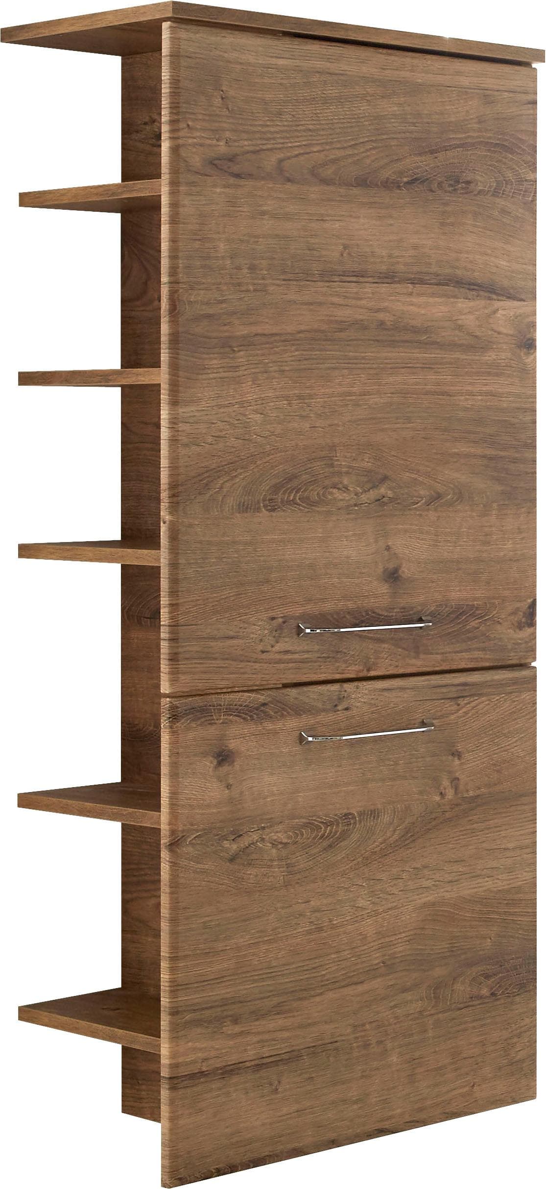 Midischrank SAPHIR Quickset Badschrank 50 cm 2 Türen Chrom